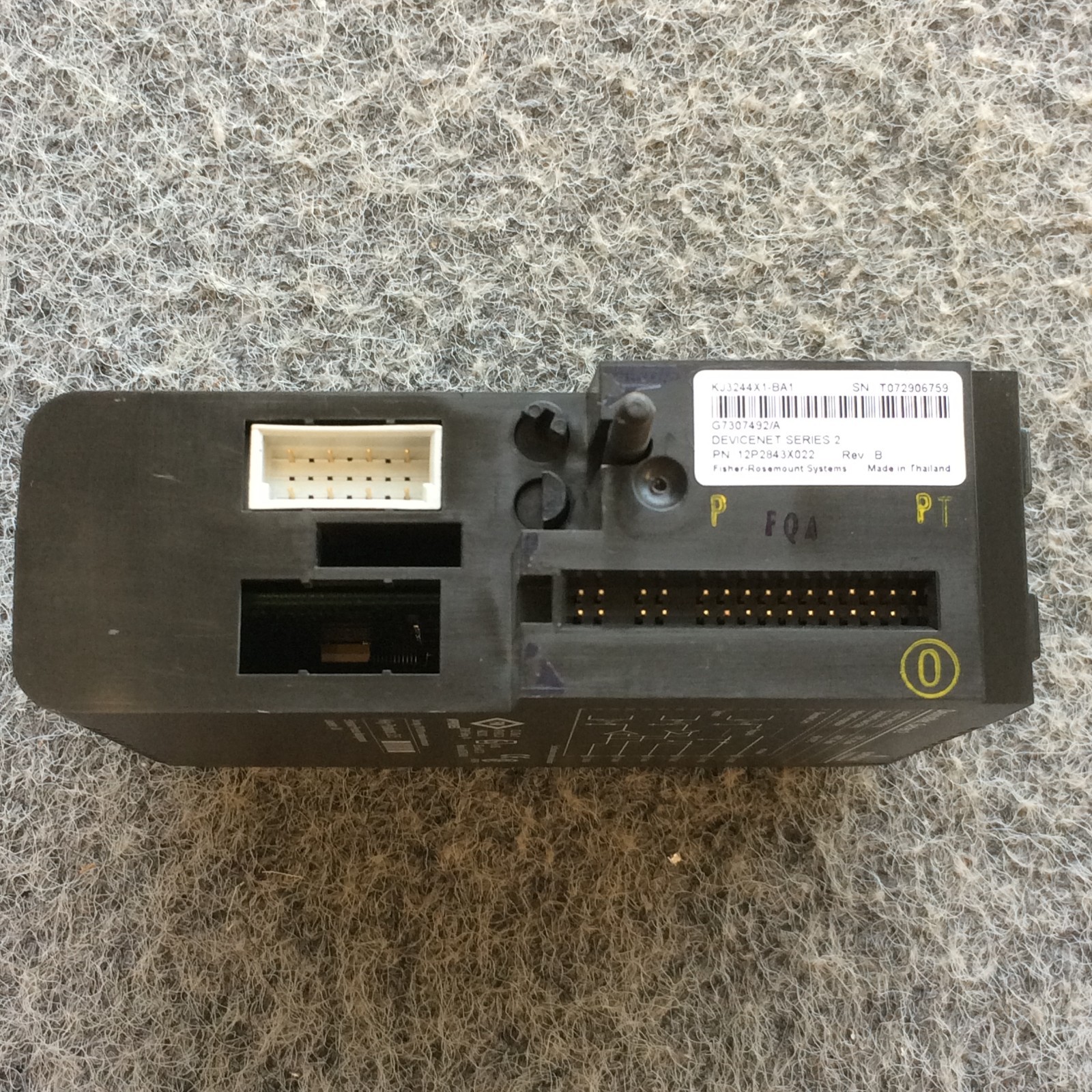 Emerson Fisher Rosemount DeltaV KJ3244X1-BA1 Ser 2 Rev B DeviceNet Card E2