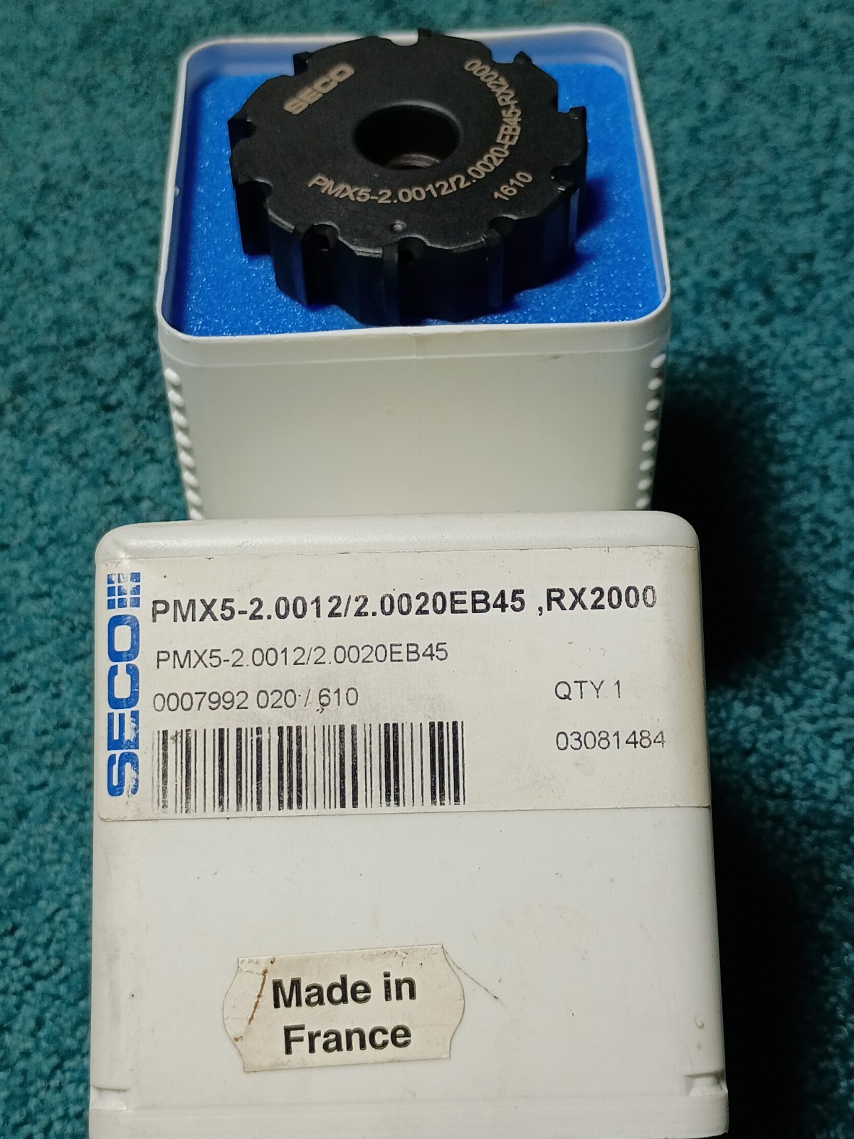 Seco PMX5-2.0012/2.0020 EB45, RX2000 Modular Reamer Head