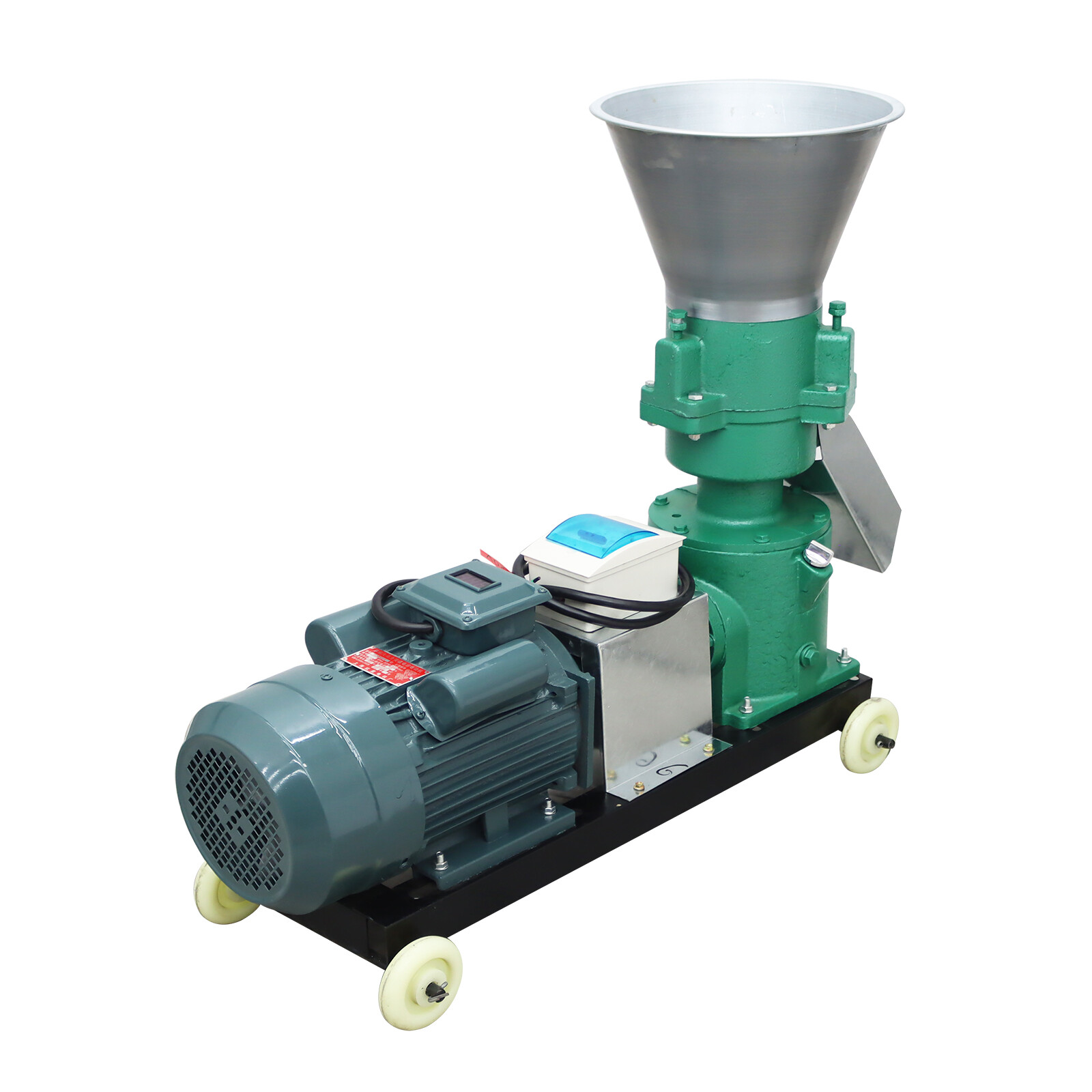 Feed Pellet Mill Machine Duck Sheep Feed Granulator 220V 200KG/H 10mm&5mm Plates