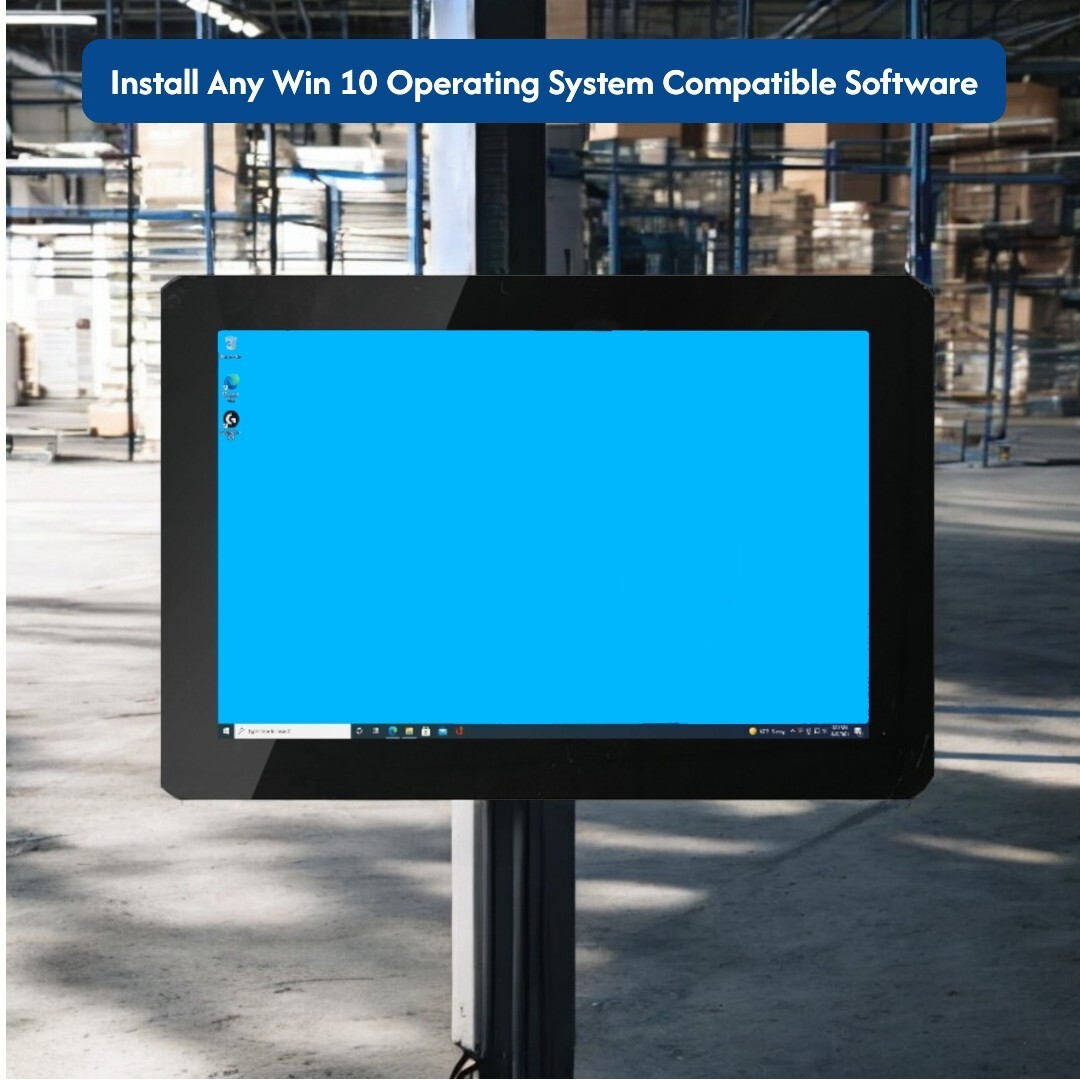 Touchscreen Panel Industrial Computer 10 Inch with HDMI, VGA, USB, Ethernet