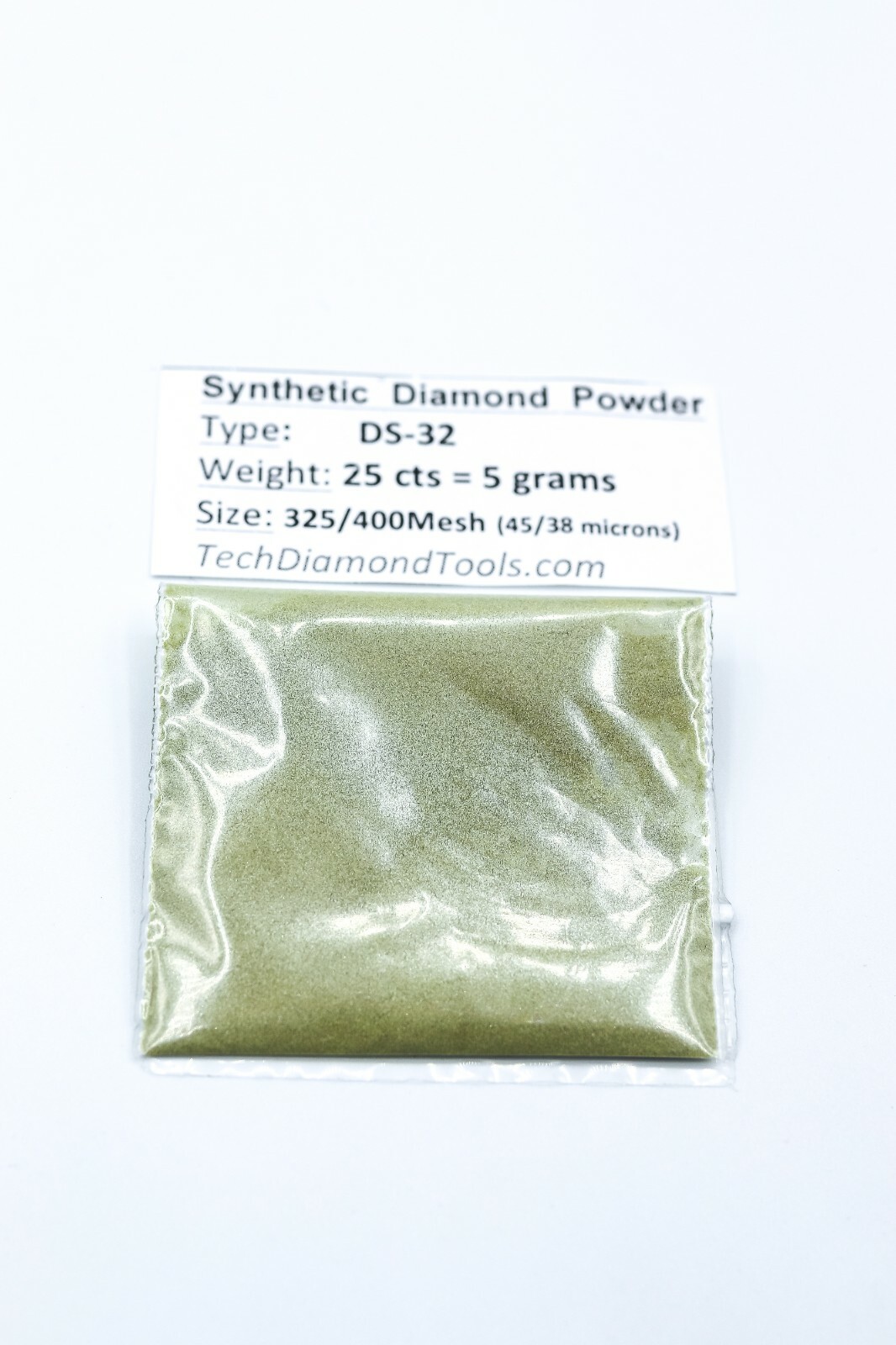 TechDiamondTools Diamond Powder 325 Grit 45-38 Microns, 25 cts = 5 Grams
