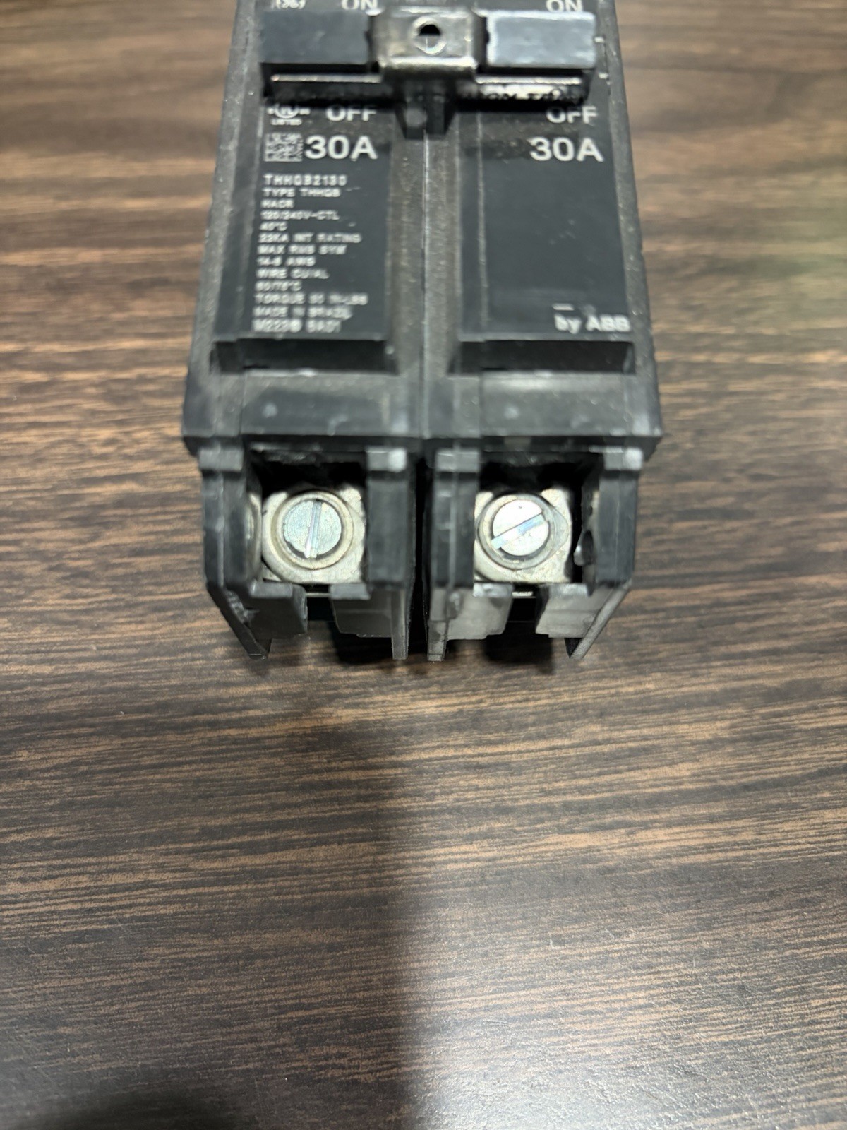 GE THQB2130, 30 Amp, 240 Volt, 2 Pole, Bolt-On Circuit Breaker