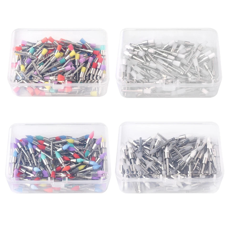 100Pcs Dental Latch type Rubber Polishing Cups Brushes Tooth Prophy Polisher