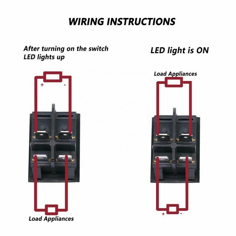 30A 250VAC High Current Rocker Switch SPDT ON/OFF KCD4-201N-B Welding Mach 10pcs