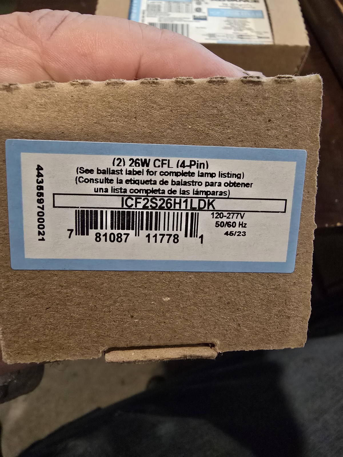 Lot Of 3 Advance SmartMate ICF-2S26-H1-LD 120V-277V IntelliVolt Ballast 50/60Hz