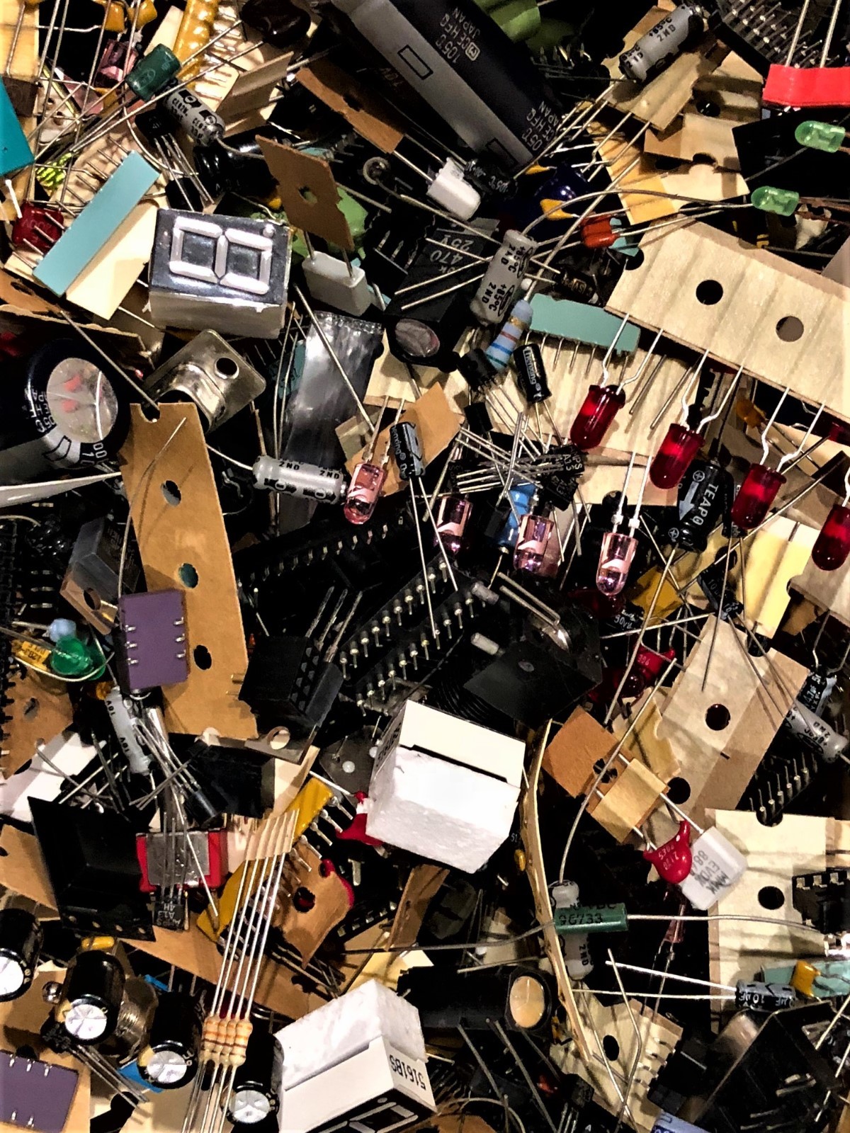 GRAB BAG LOT ELECTRONIC TINKER ALL NEW PART COMPONENTS DIY ASSORTMENT USA SHIP!