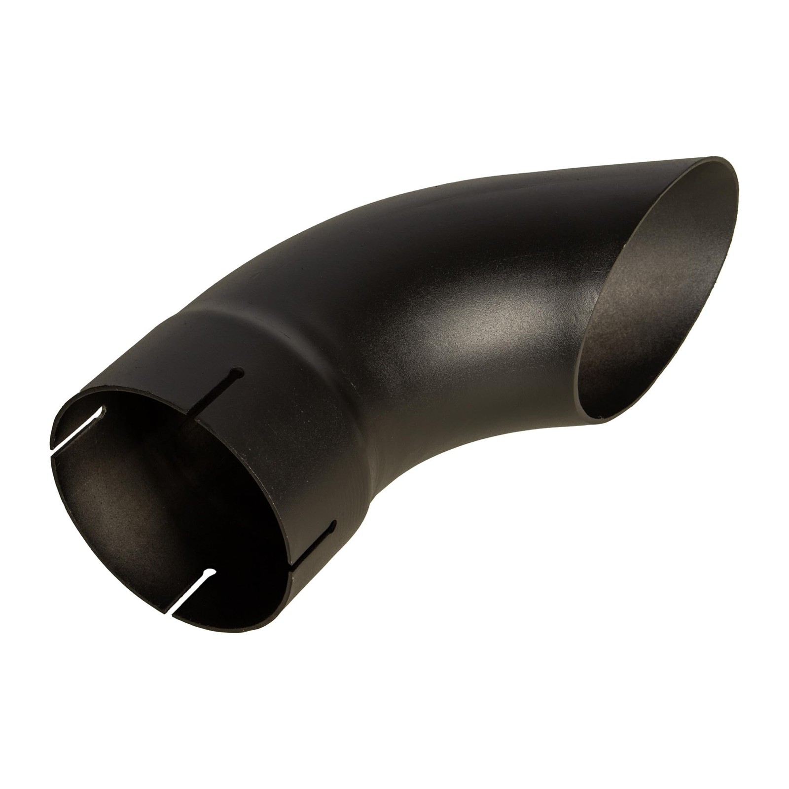 Universal Exhaust Stack Bended End Pipe Curved Black 4-1/2″ x 12″ for Tractors