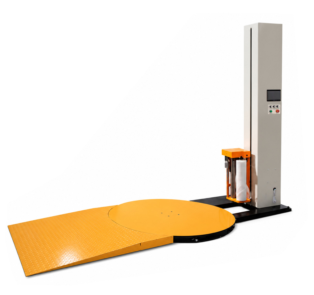 4400LBS Stretch Wrapper Machine W/ Ramp 55.1″ x 59.1″ x 3.1″, 2 Ton Loading Ramp