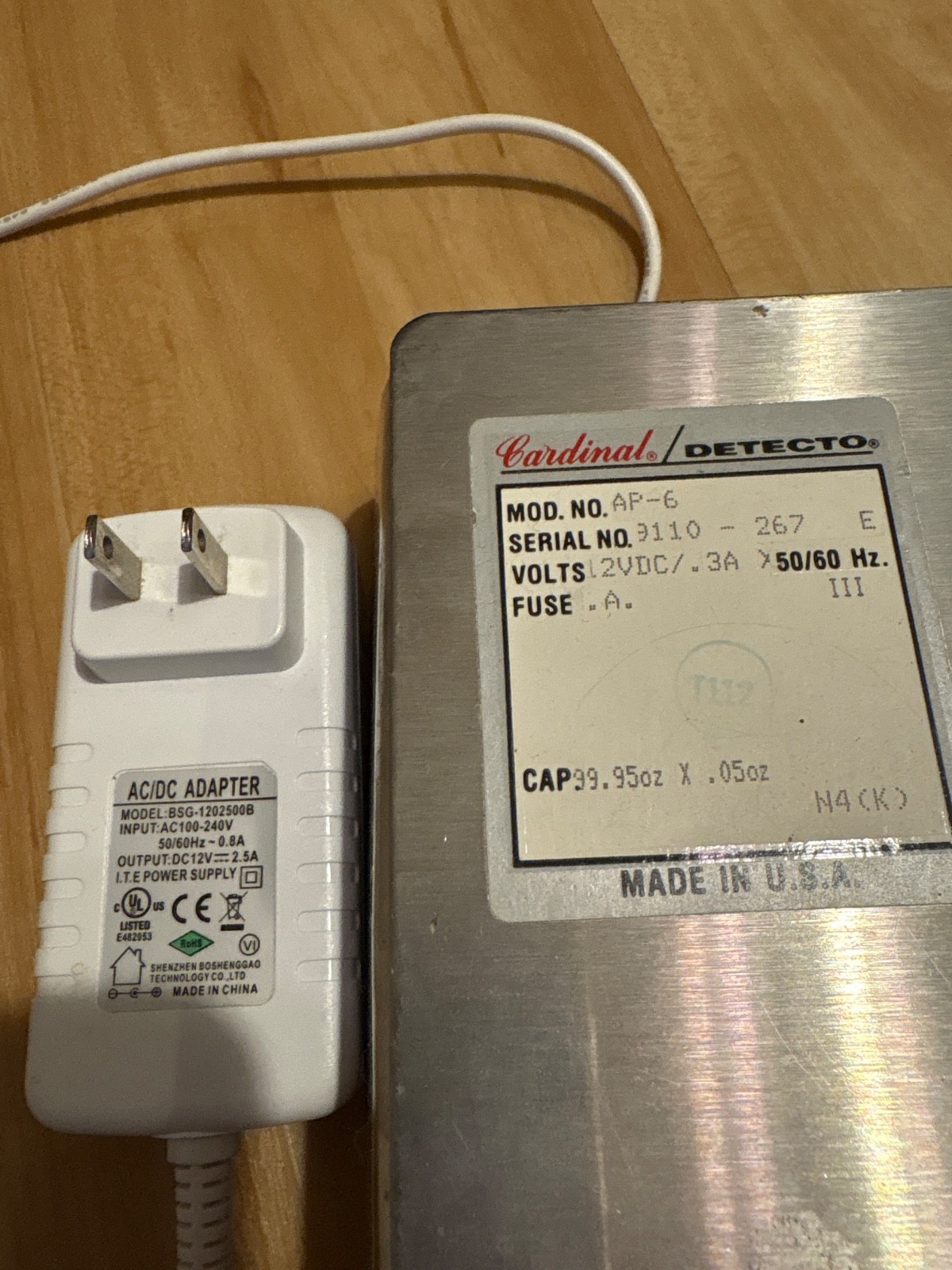 Cardinal Detecto AP-6 Digital Portion Control Scale 99.95oz X .05oz