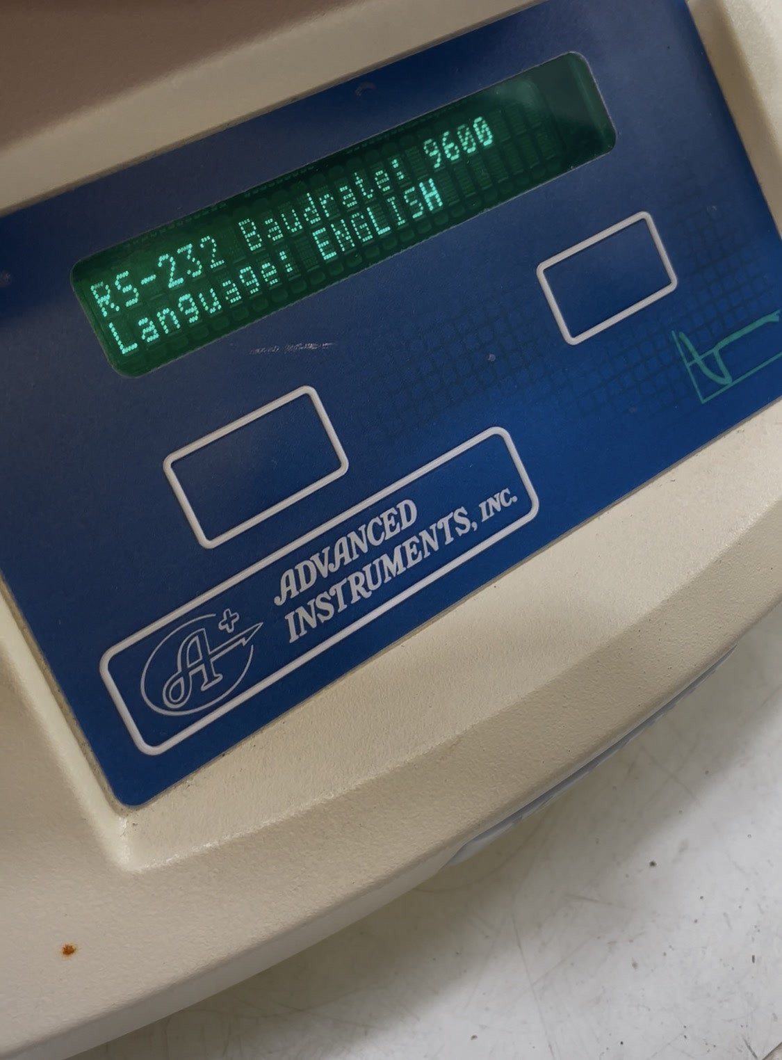 Advanced Instruments Model 3320 Micro-Osmometer Digital Display 240-V 50/60 Hz