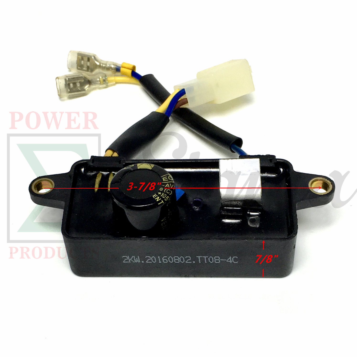 Square AVR For PowerMax DuroMax DuroStar XP4400E 3KW 4KW Generator Regulator