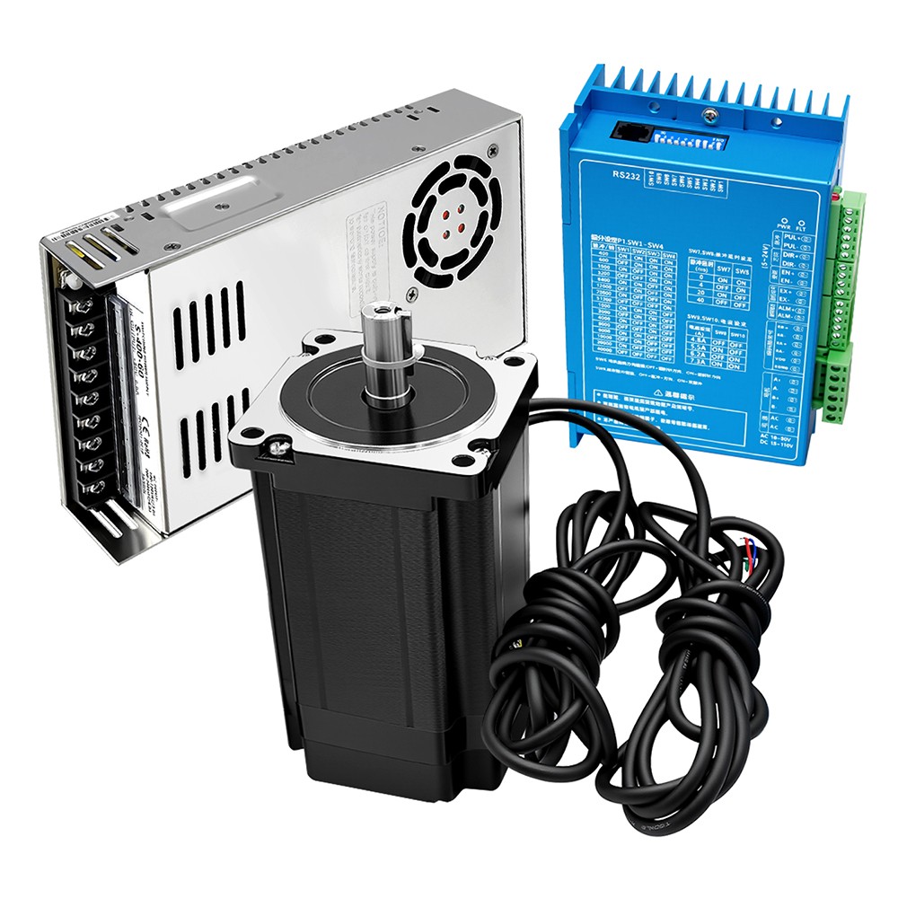 Nema23 Nema34 Closed-loop Stepper Motor 1.2Nm~12Nm Hybrid Servo Driver Kit CNC