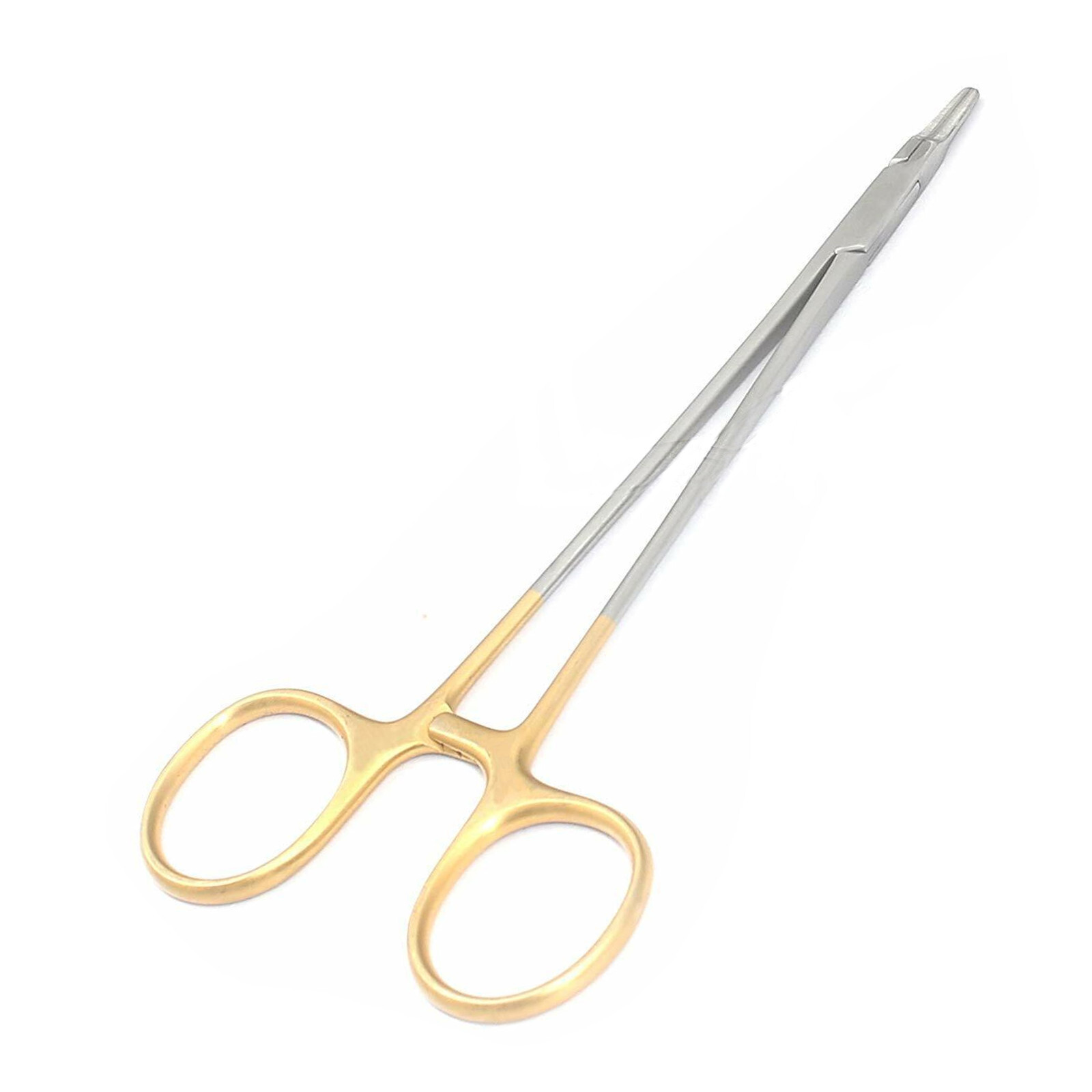 TC Ryder Fisherman Needle Holder 7″ Straight Smooth Narrow Surgical Dental