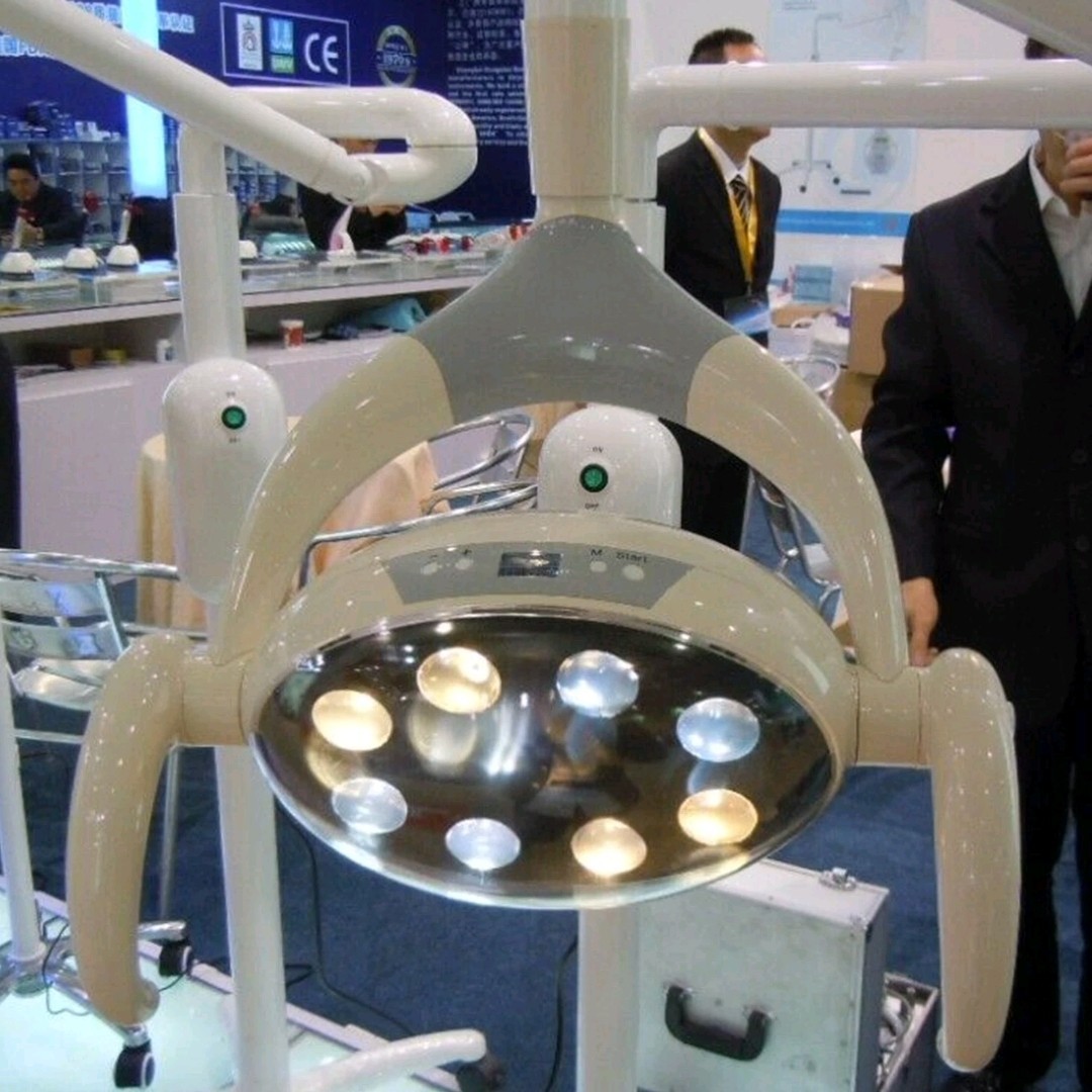 Dental Floor Standing 9 LEDs Shadowless Operating Light Surgical Oral Lamp USA