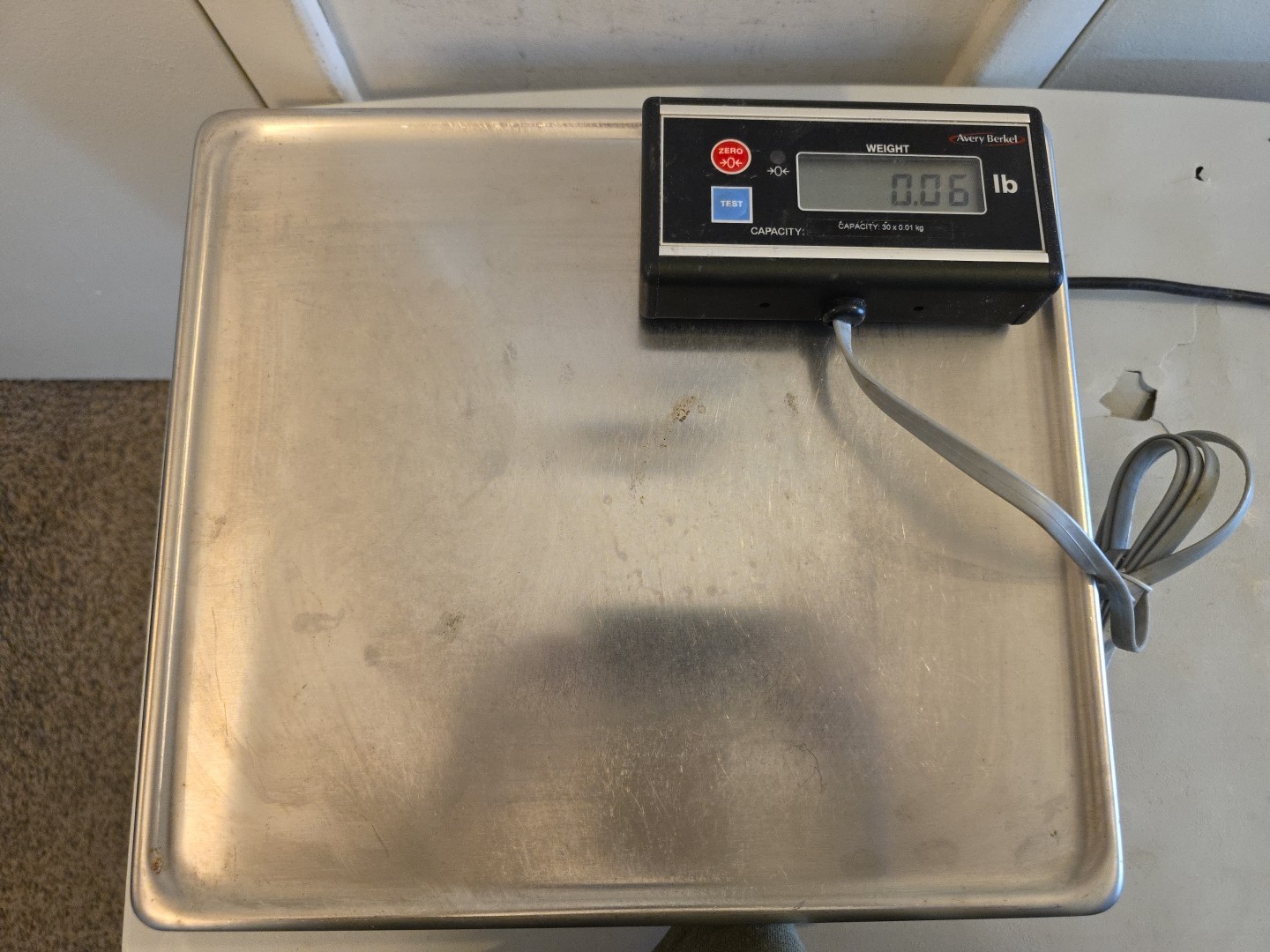 Weigh-Tronix 6710-15 15 Kg 30 Lbs Bench Computer Scale Avery Berkey & Display