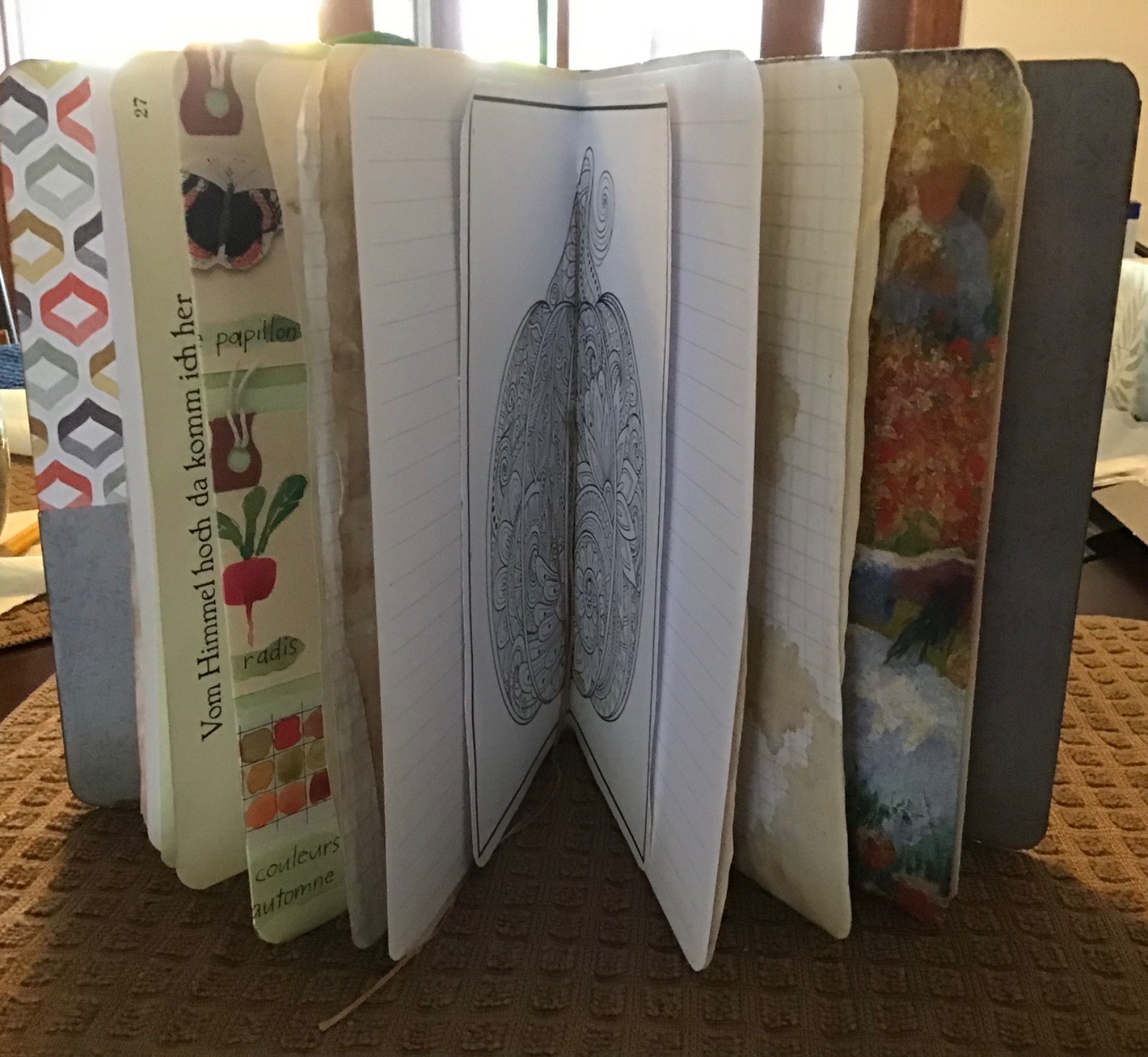Handmade Junk Journal Naked Junk Journal 8” x 6” Deer Print Card Stock Cover