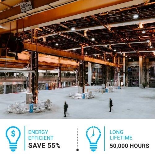 150W LED UFO High Bay Light Warehouse Commercial Industrial 5000K AC 100-277V
