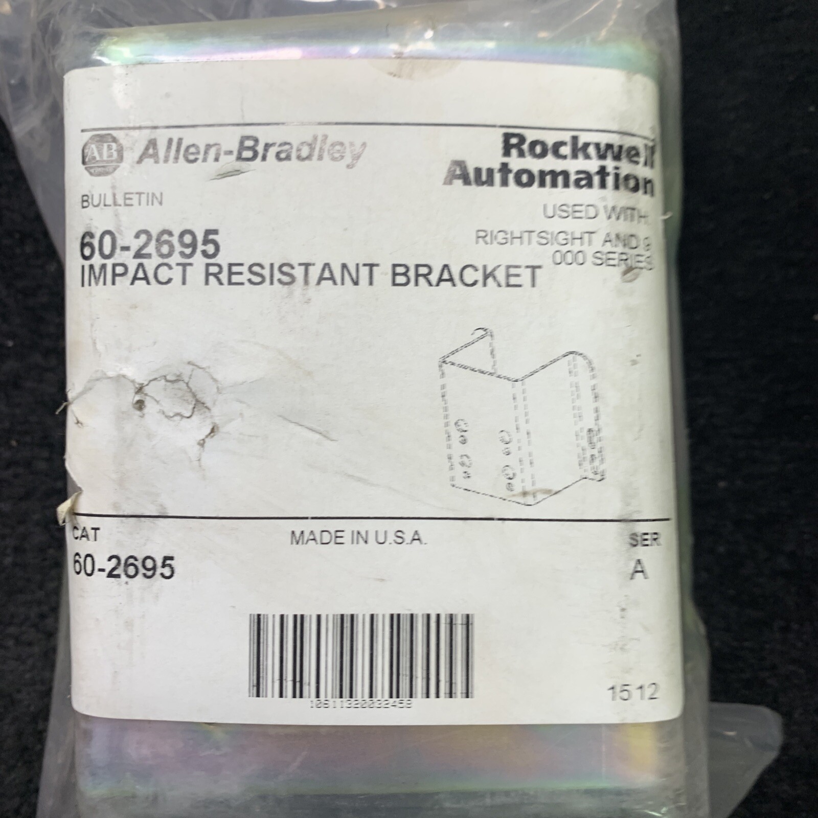 **Up to 12** Allen-Bradley Bulletin 60-2695 Impact Resistant Bracket
