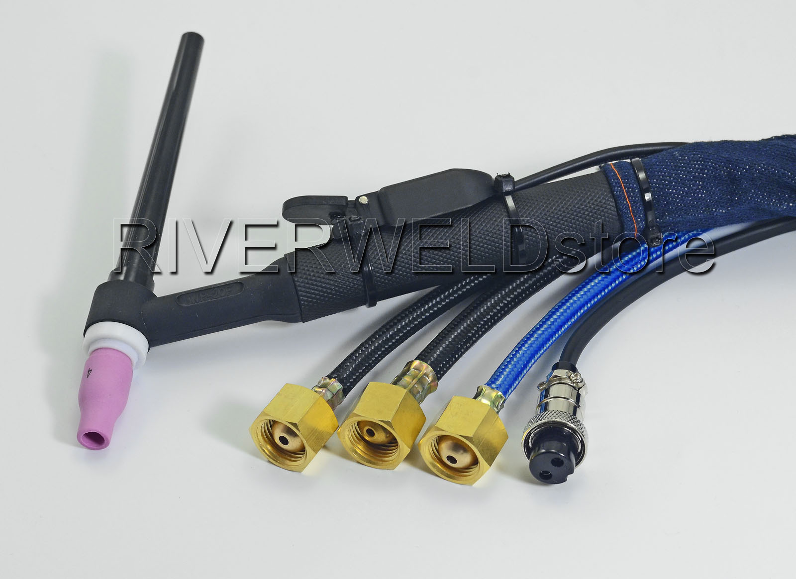 WP-20F WP20F-25 TIG Welding Torch Complete Flexible Water Cooled 200A 25 Feet