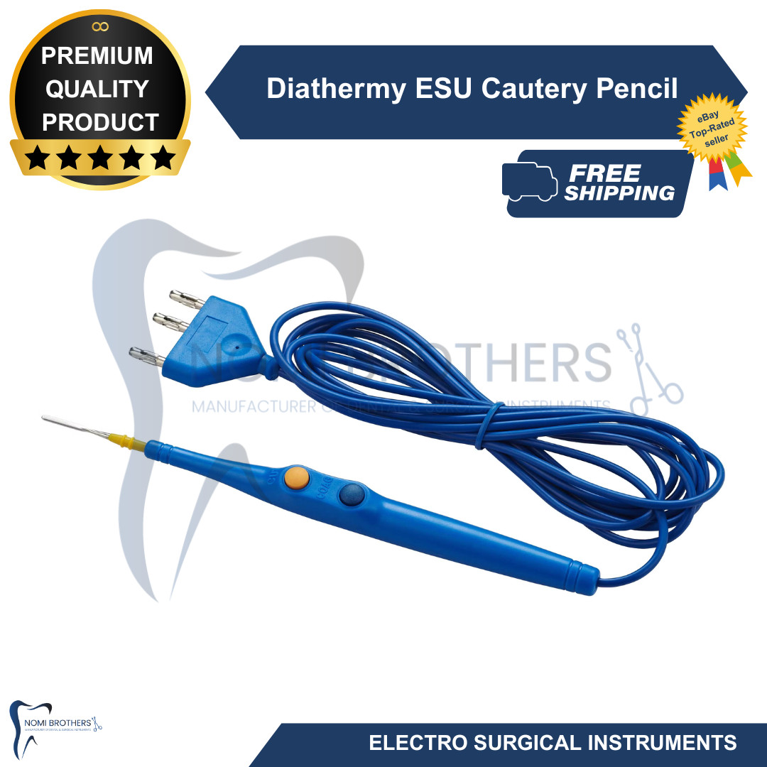 Diathermy ESU Cautery Electrosurgical Pencil with Blade Electrode