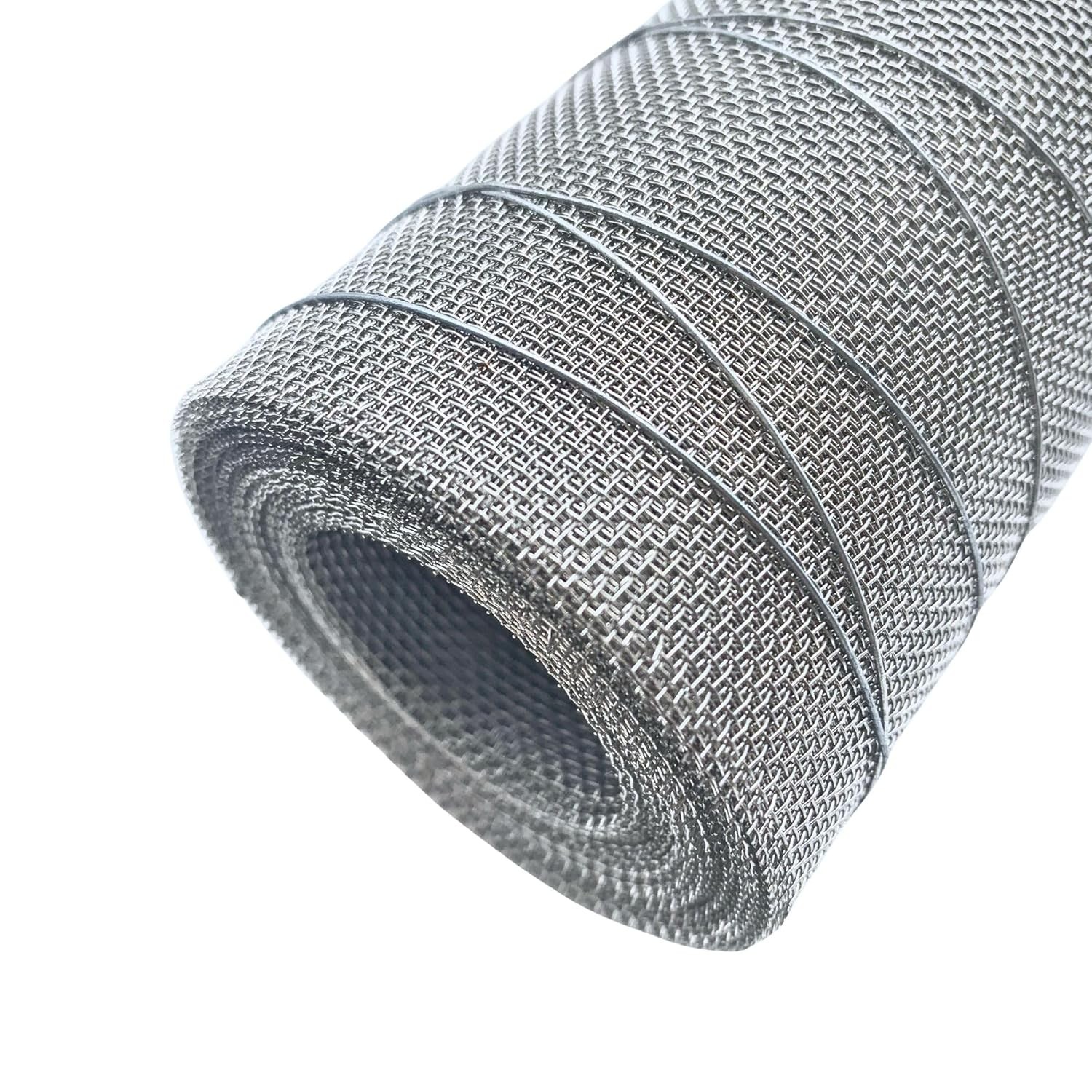 Stainless Steel Wire Mesh 15.5in x 10ft 304 Metal Screen Roll DIY Repair Guard