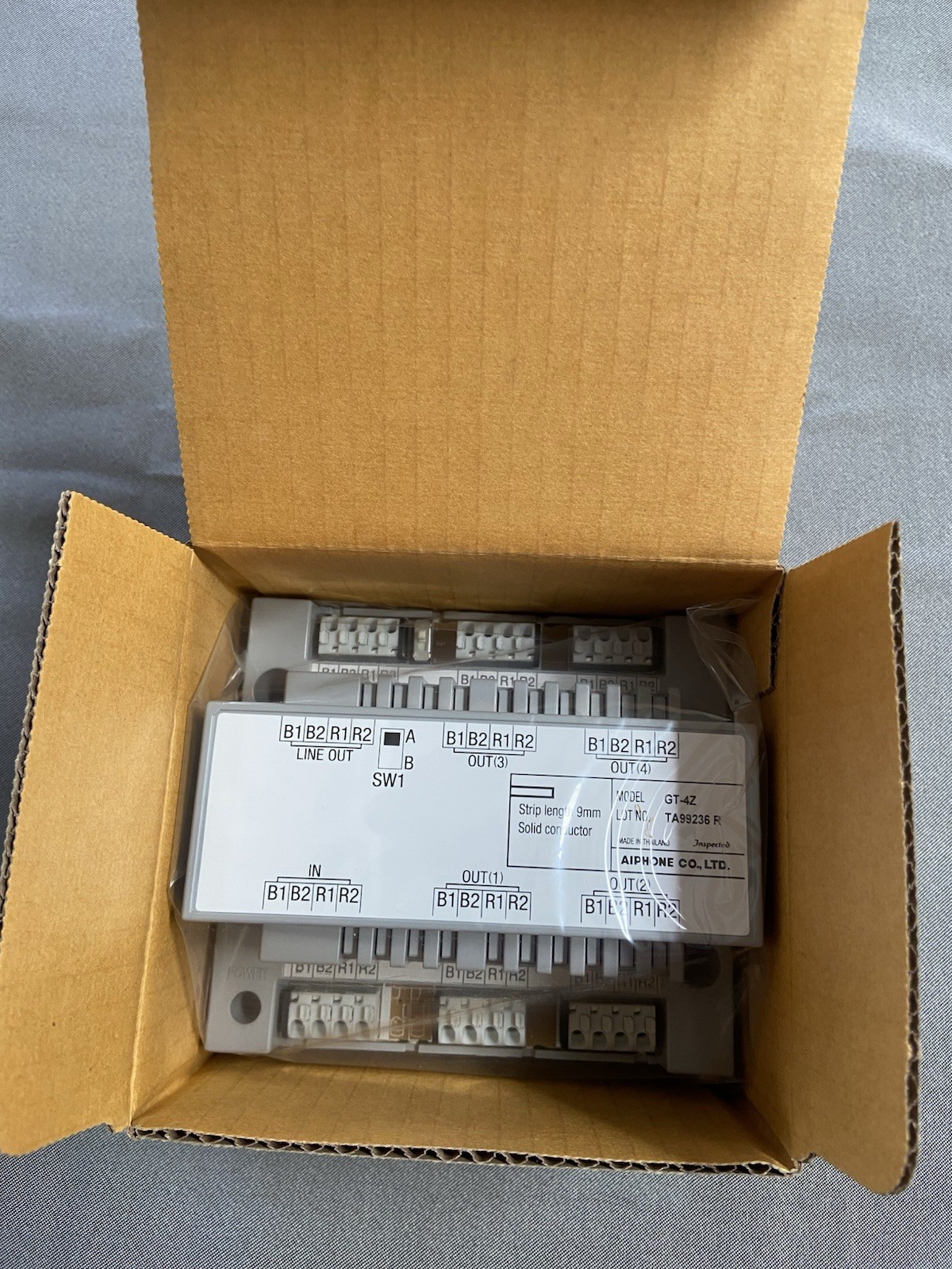 Aiphone GT-4Z Industrial Intercom System Adapter – Model GT-4Z, MPN GT-4Z