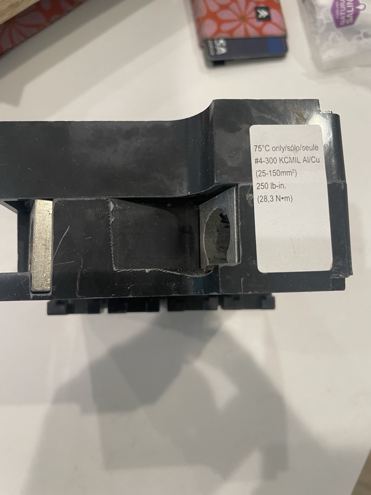 Square D HOMA 150A 4-Pole Circuit Breaker 120/240 Vac Common Trip Black