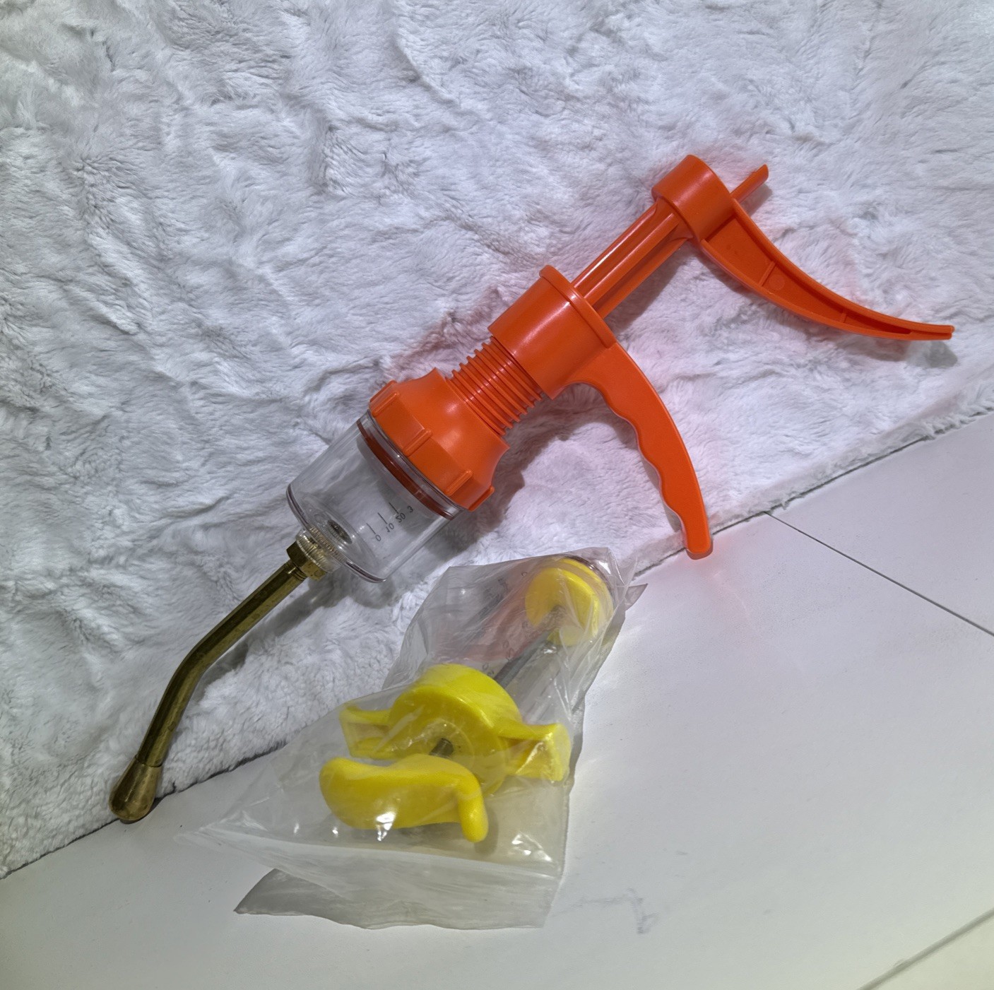 Semi Auto Livestock Syringe 15” 50ml + Standard Style Syringe