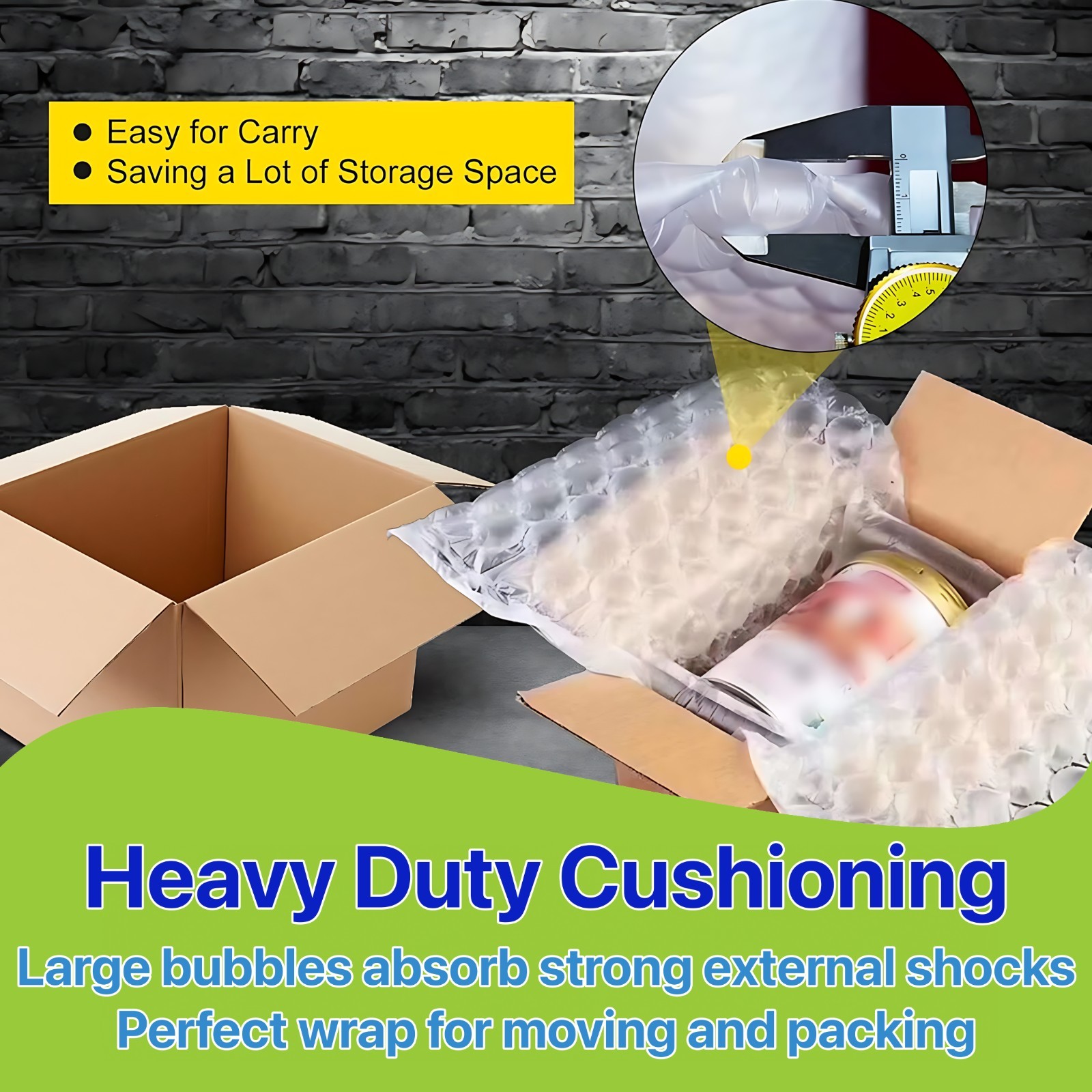 Bubble Air Cushion Wrap Protection 12 inch Inflatable Pillow Bag Packing