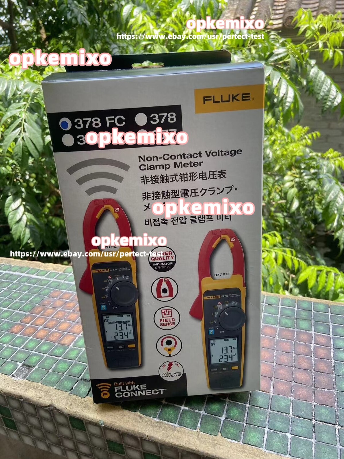 NEW Fluke 378 FC Non-Contact Voltage True-RMS AC/DC Clamp Meter with iFlex