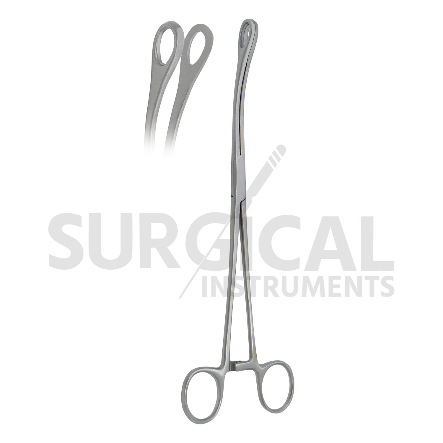 Sponge Forceps Surgical OB/GYN Smooth Jaw 7″ Curved Body Piercing German Grade