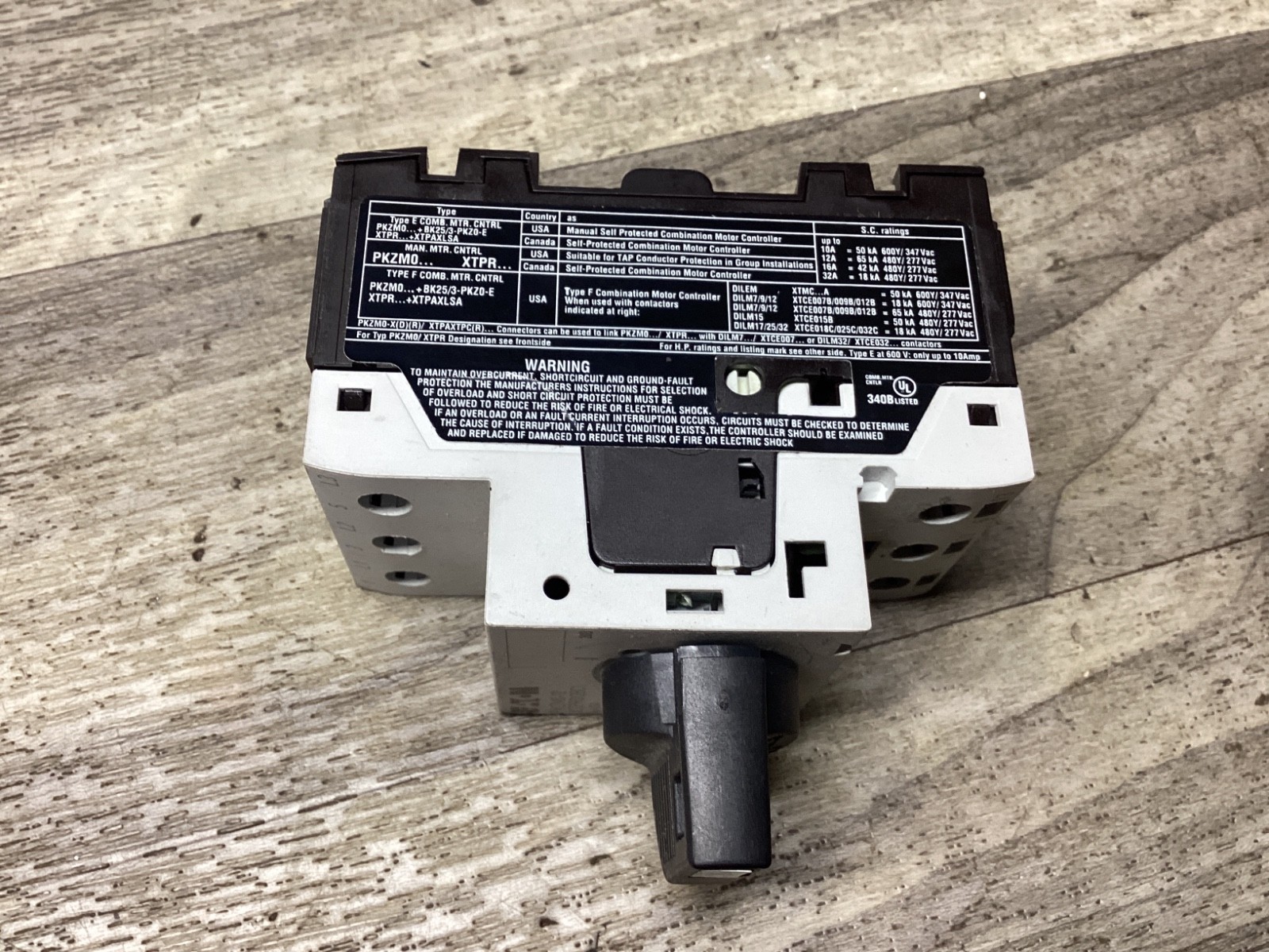 EATON MOELLER PKZM0-12 / AK 8 – 12 A #130N54