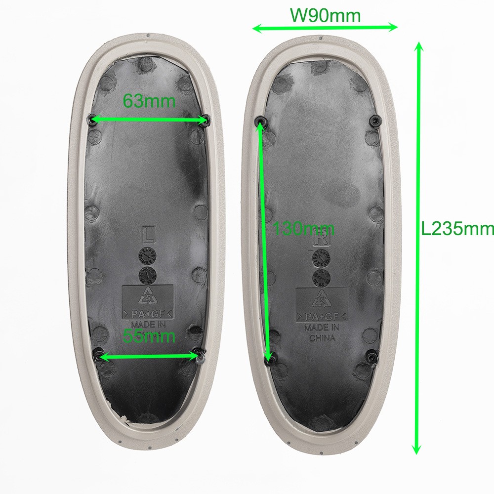 Arm Pad Cap Replacement For Humanscale World Office Chair With Fixed Arms 1 Set