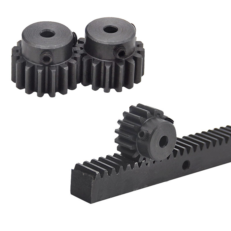 1.5Mod 45# Steel Spur Gears 10-150T Pinion Gear With Step Motor Gear Bore 5-25mm