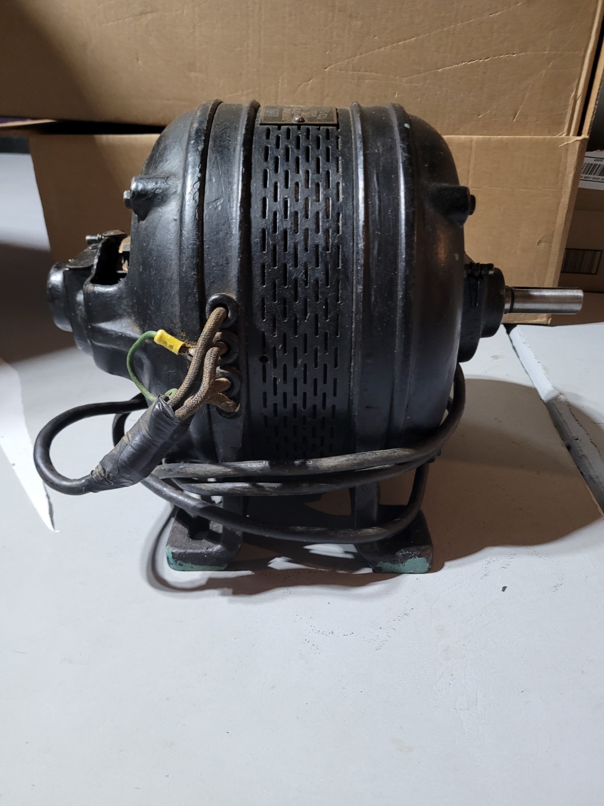 Antique Wagner Electric Motor, 1/2 hp, 110 Volt , 1750 RPM, Runs Good