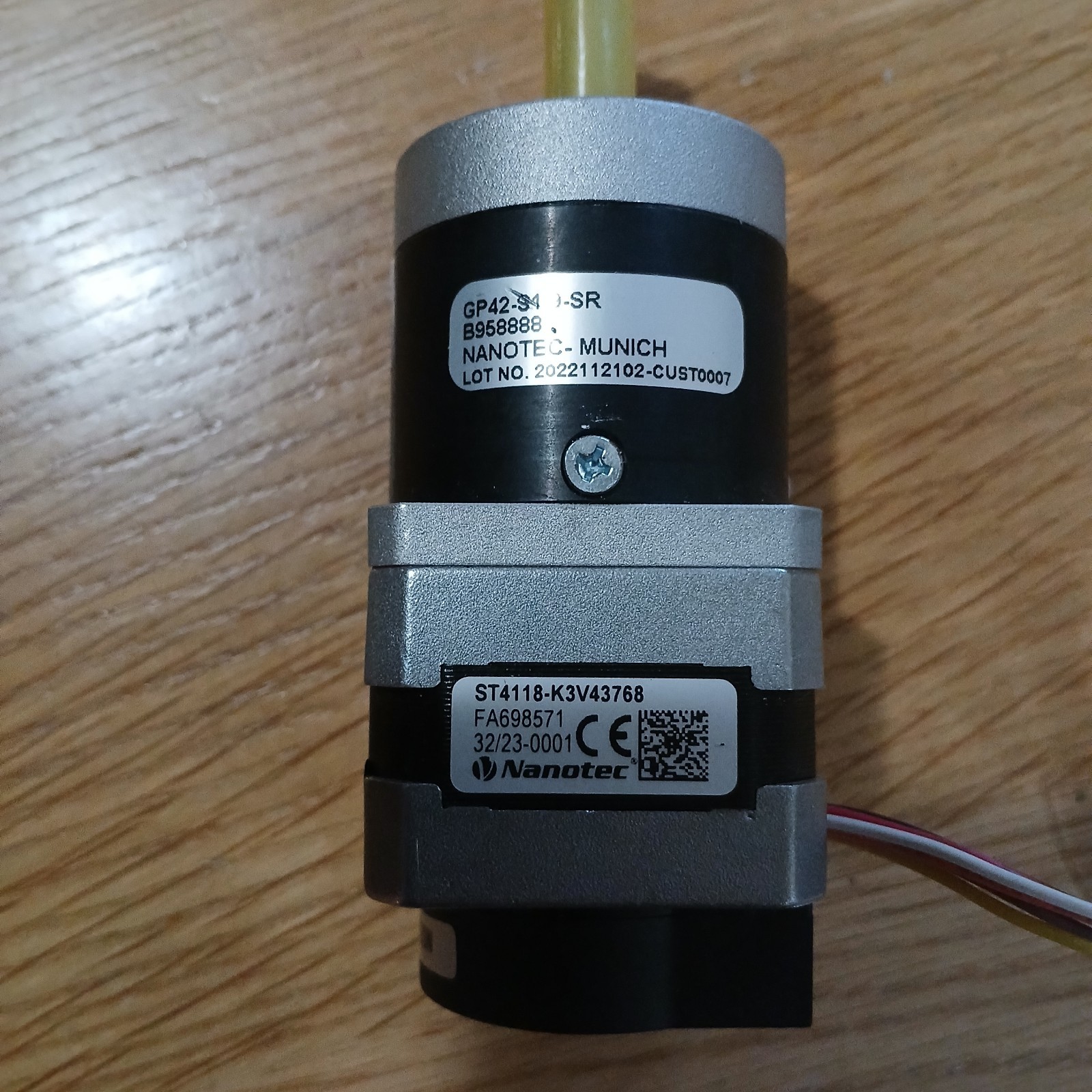 Nanotech ST4118S0706-B -Stepper motor- NEMA 17 & GP42-S1-9-SR Planetary Gearbox