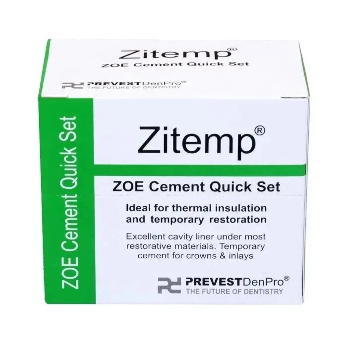 Dental ZITEMP ZOE Cement for Temporary Restoration & Cementation of Crowns