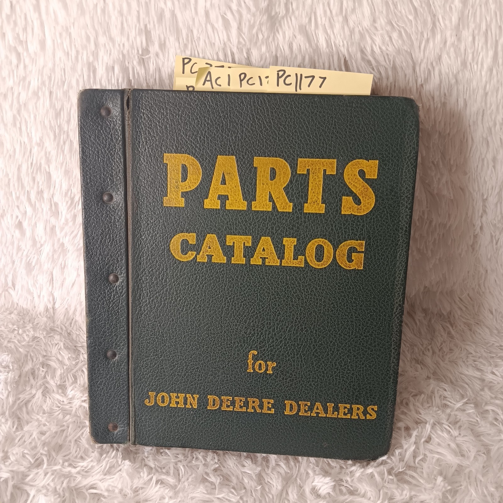 John Deere 7 books in 1 Binder PC1177 PC1223 AC1016 PC433 AC1016 PC479 PC337