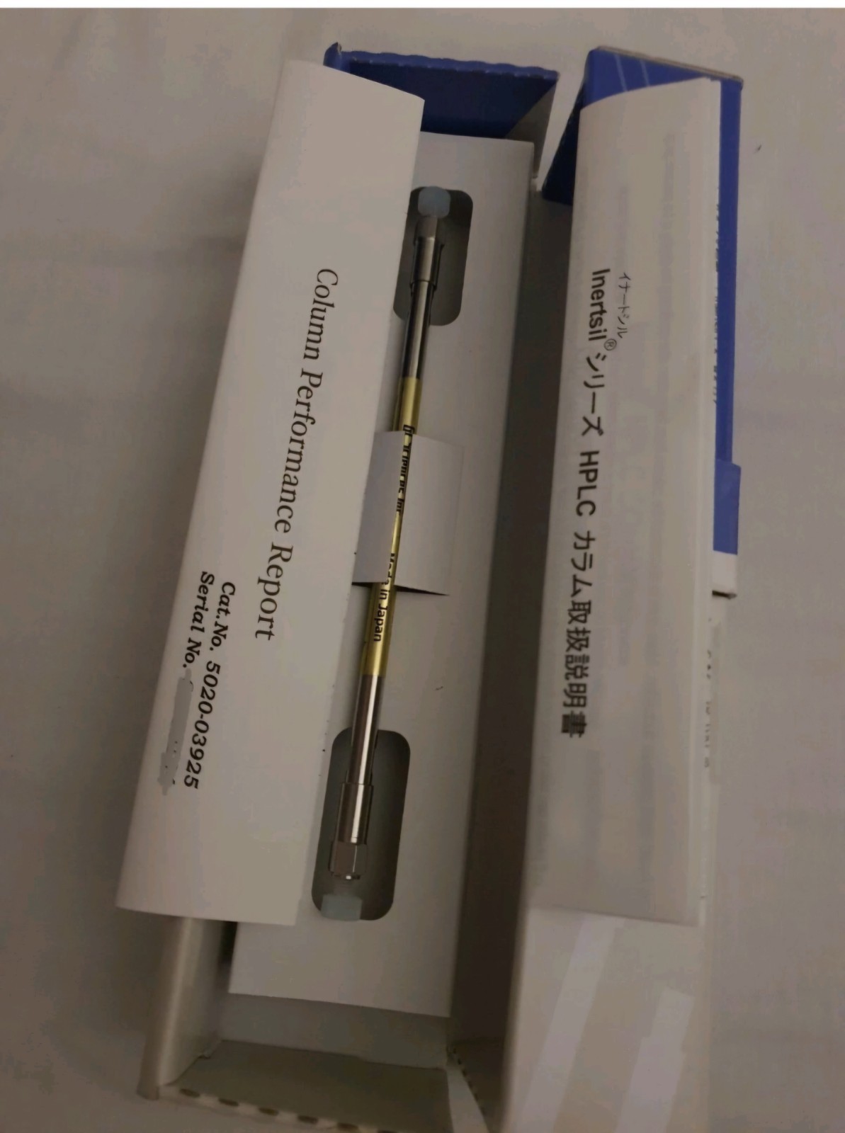 Item number: 5020-03925 HPLC Column Inertsil ODS-4 100Å, 5µm, 3.0 x 150mm