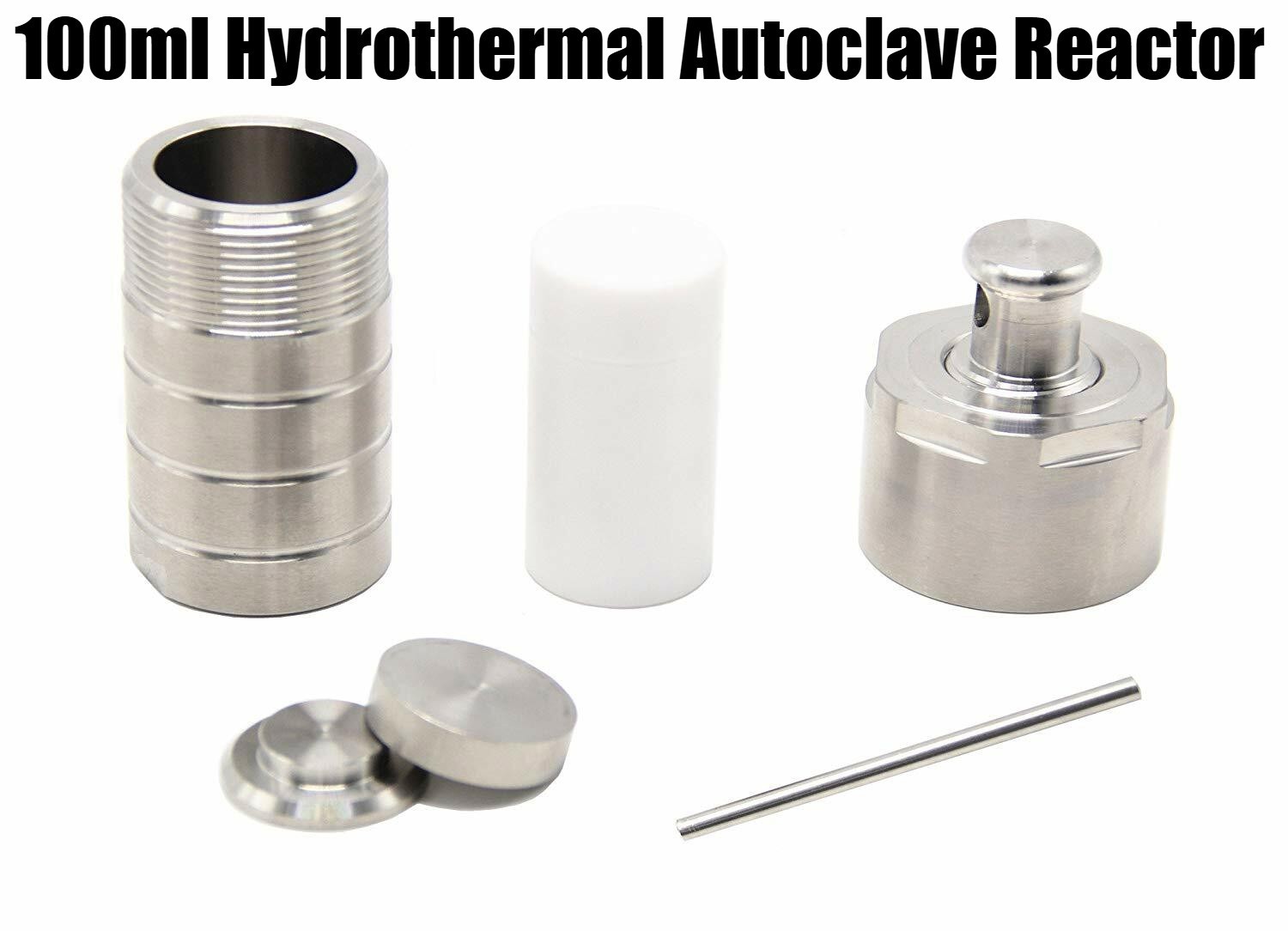 100ml Hydrothermal Autoclave Reactor with PTFE Chamber Hydrothermal Synthesis