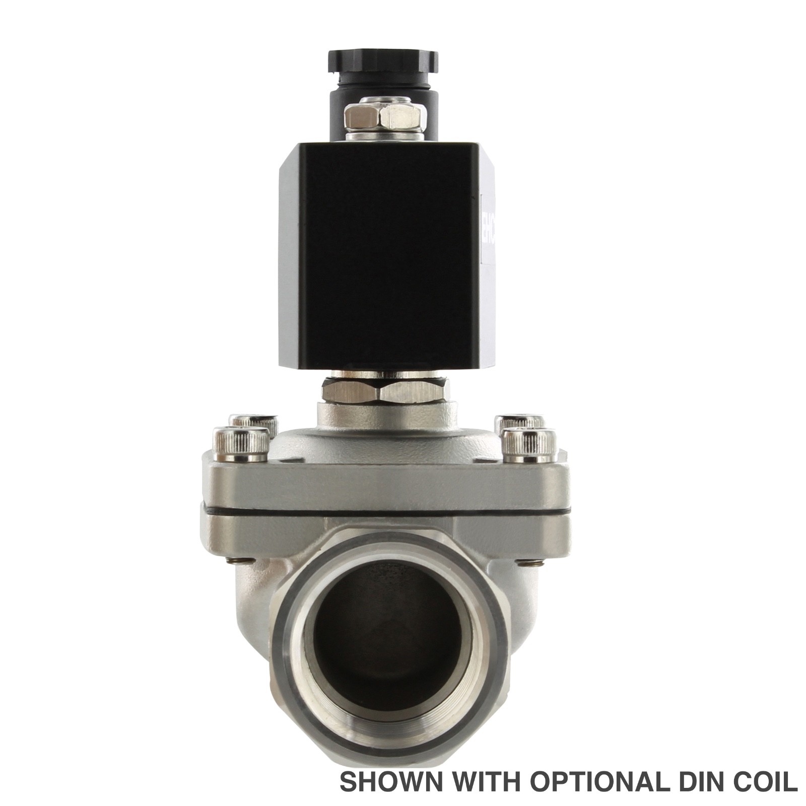 1″ NPT 110V / 120V AC Solenoid Valve Stainless/Viton Electric Water Air Fuel NC