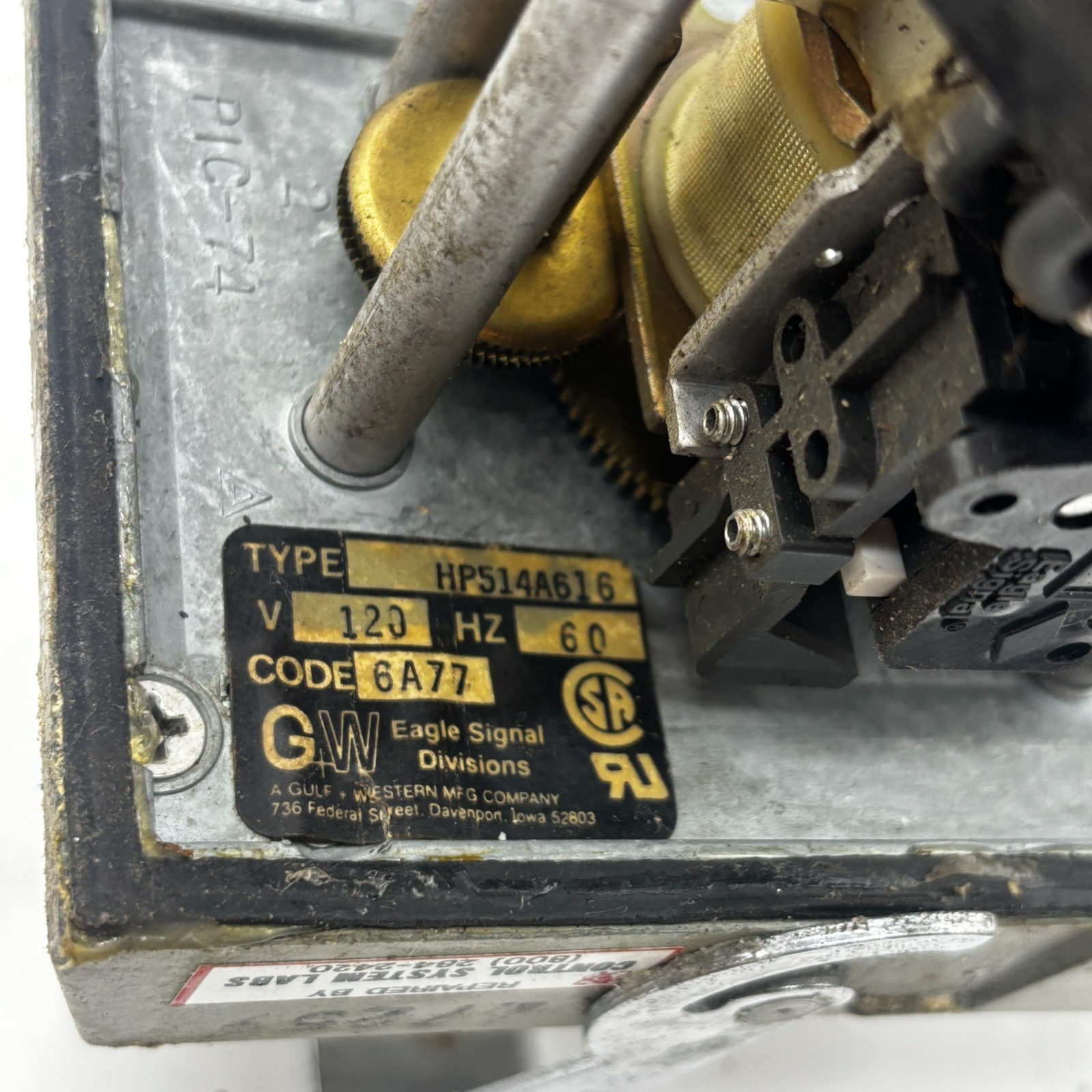 EAGLE SIGNAL HP514A616 CYCL-FLEX TIMER 0-15 SECONDS 120V 60HZ 6A77 🎯