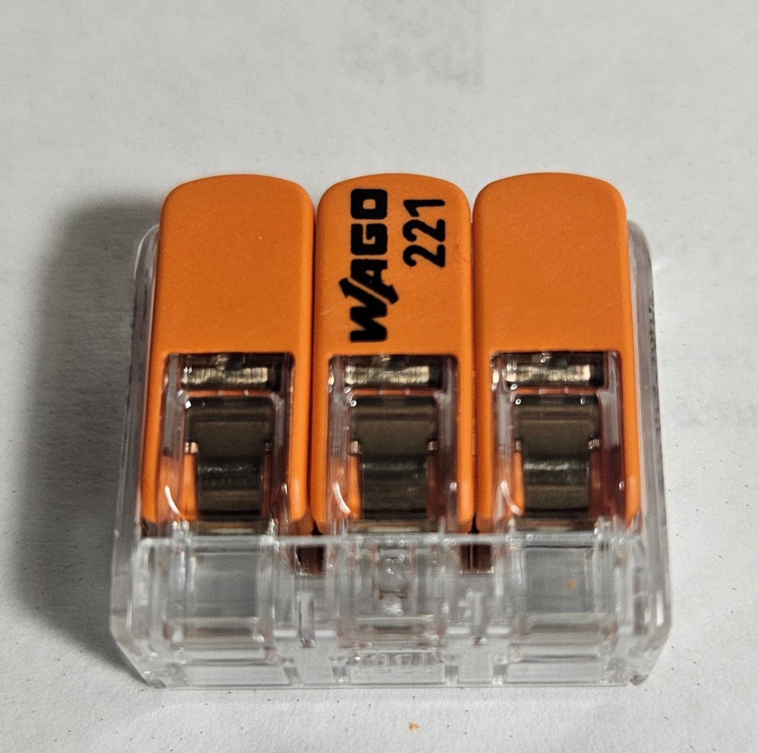 30 Pack Wago 221-613 Lever-Nuts 10 AWG 3 Conductor Compact Wire Connectors NIB