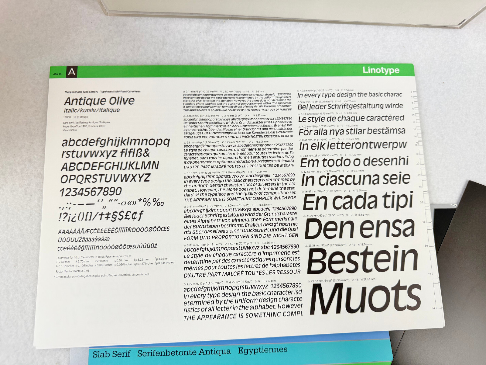 LINOTYPE COLLECTION – MERGENTHALER – SAND SERIF, DECORATIVE/DISPLAY, SCRIPT #2