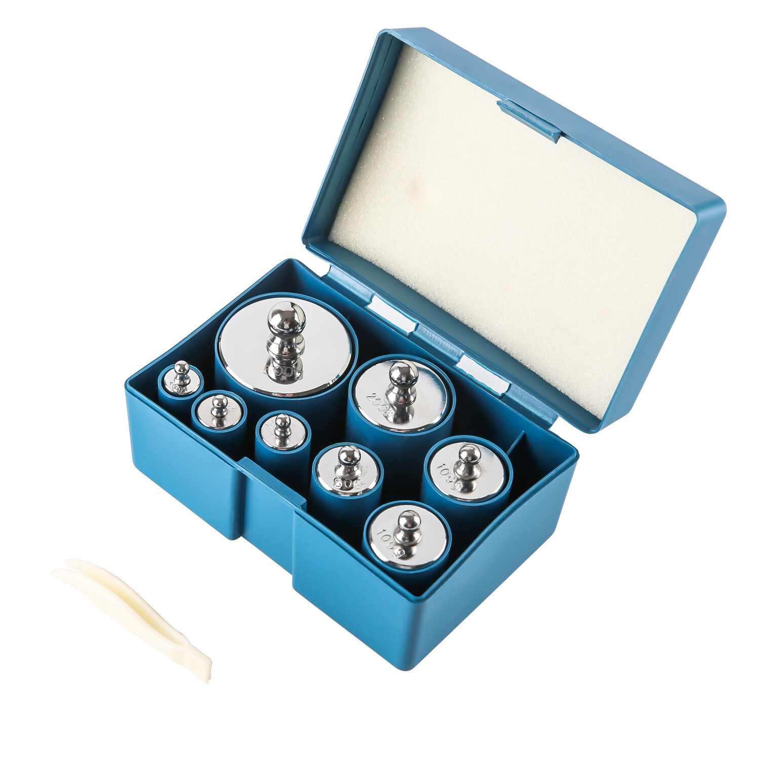 8 PCS 1000g 1kg Calibration Weight Set w/ CS500 500g x 0.1g Digital Pocket Scale