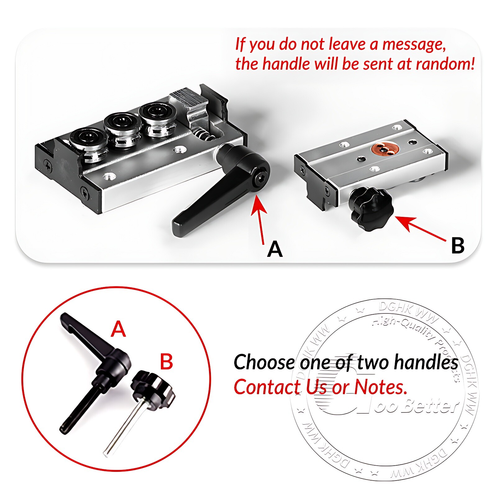 Built-In Dual-Axis Linear Rail Guide and Lock Sliders SGB10-SGB35 3/4/5 Wheel