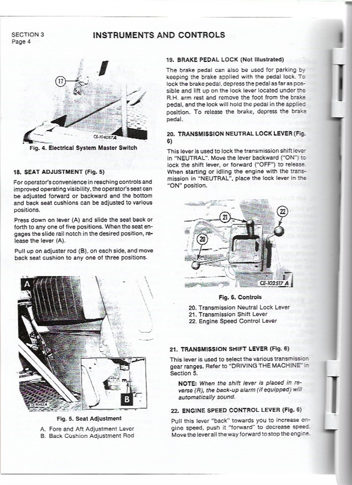 IH International 175C Crawler Owners Operators Manual Track Loader