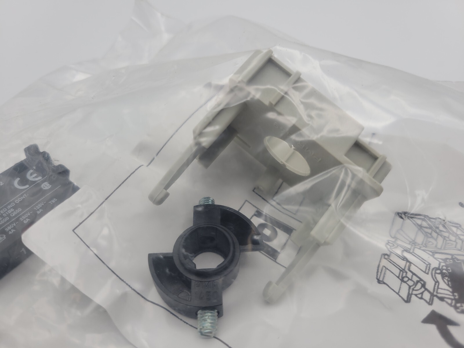 ABB SK 616 001-B Contact Block Mounting for 3R25, 3R40 Motor Starter Accessory