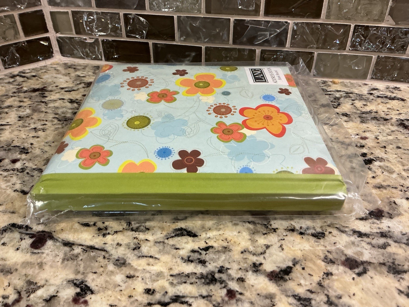NEW Lang Address Book ‘Book Bound’ sealed item Floral cover