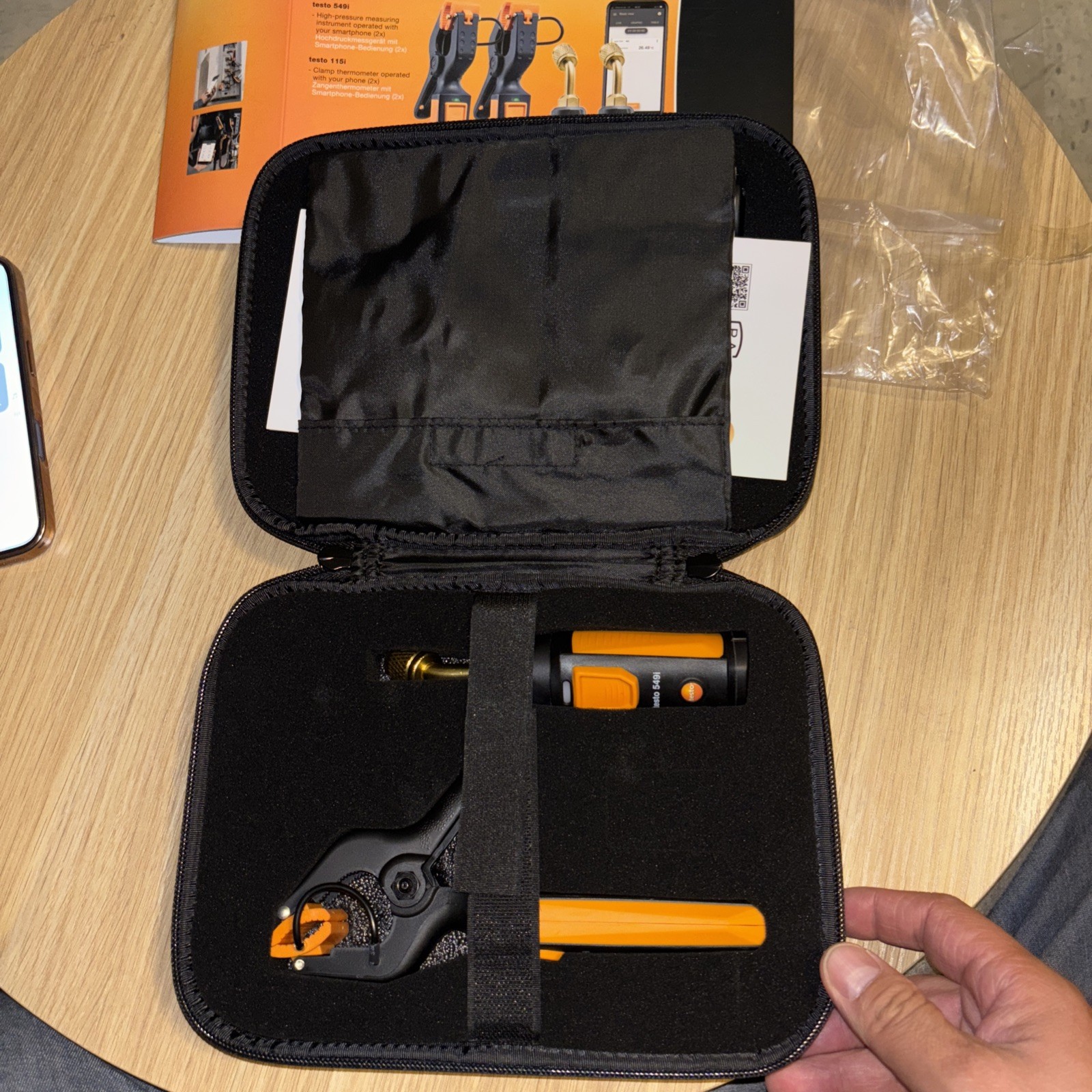 testo Smart Probe Kit I HVAC/R Gauge Set for air Conditioning, Refrigeration
